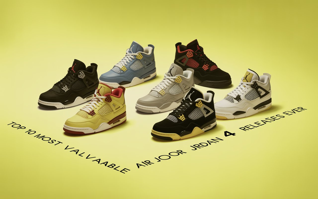 Top 10 Most Valuable Air Jordan 4 Releases Ever