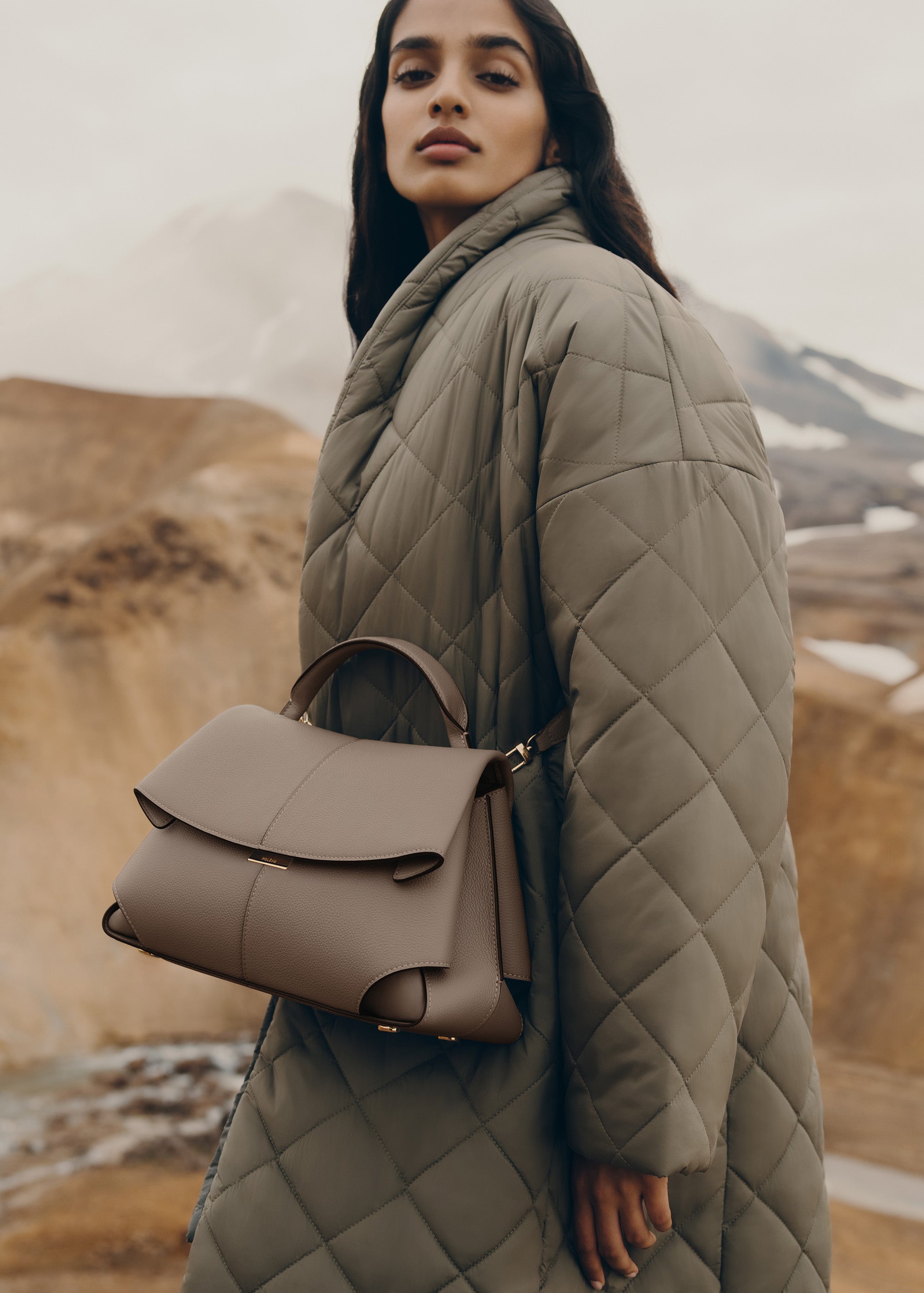 Polene Mokki Textured Taupe