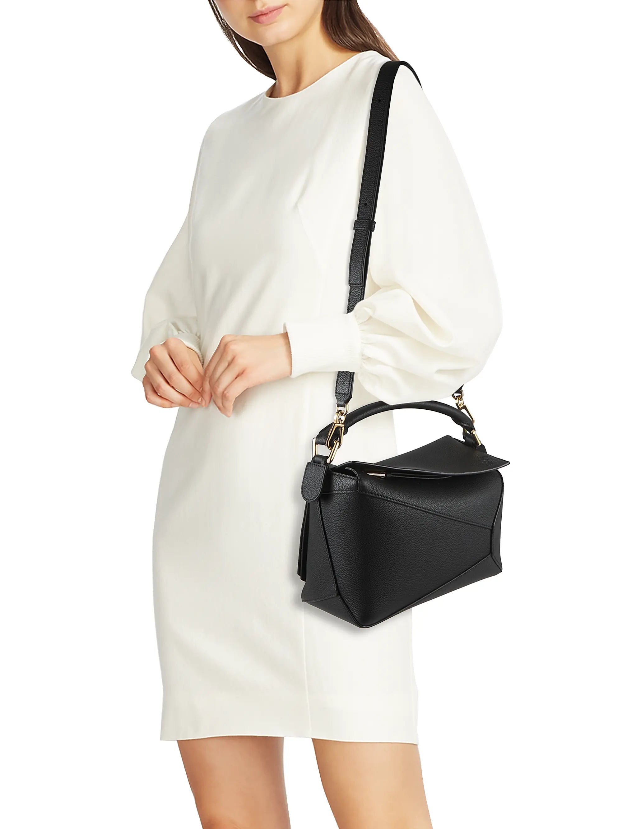 LOEWE Small Puzzle Edge Handle Bag