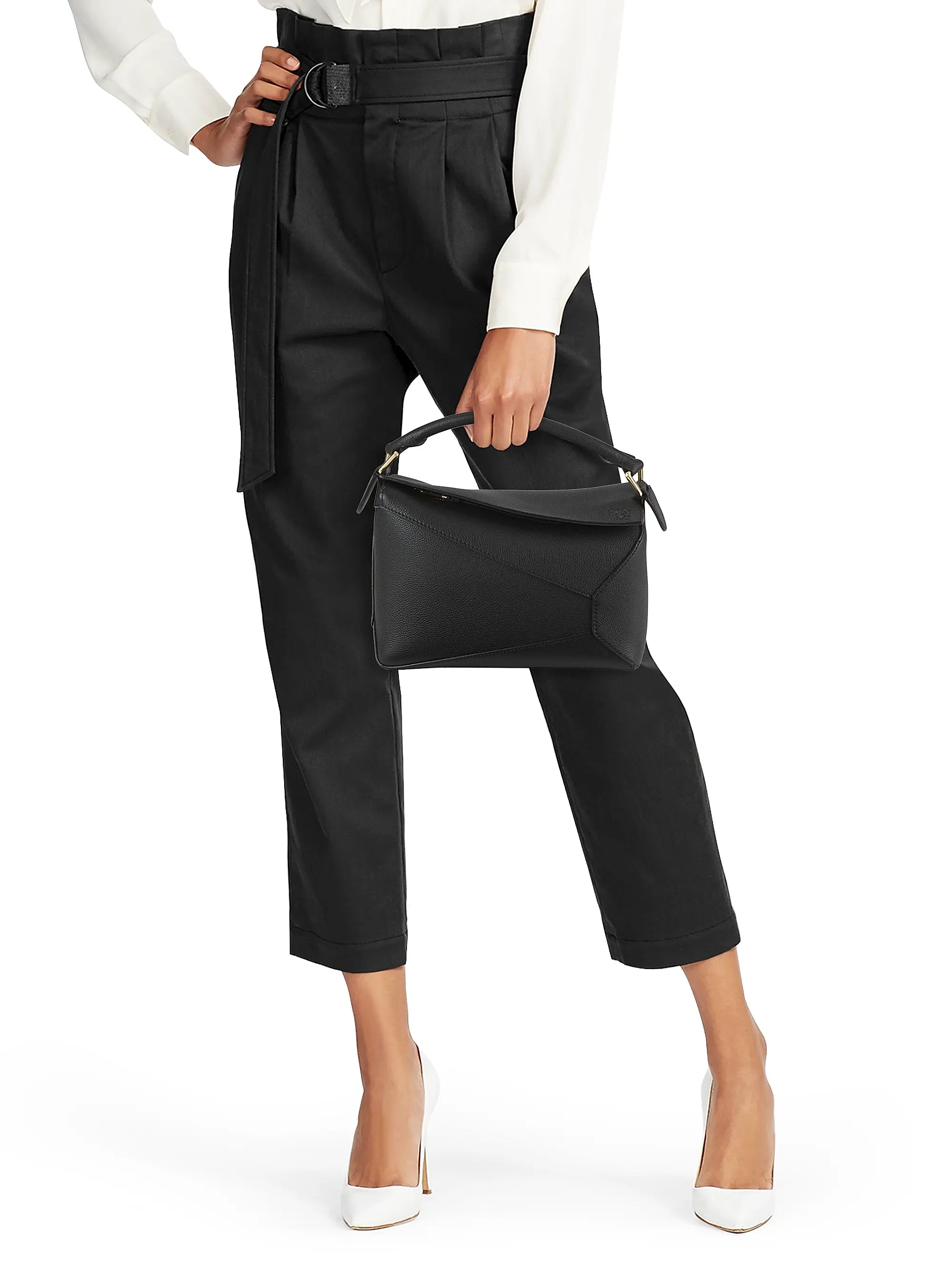 LOEWE Small Puzzle Edge Handle Bag