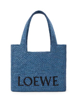 LOEWE LOEWE x Paula's Ibiza Medium Logo Raffia Tote Bag