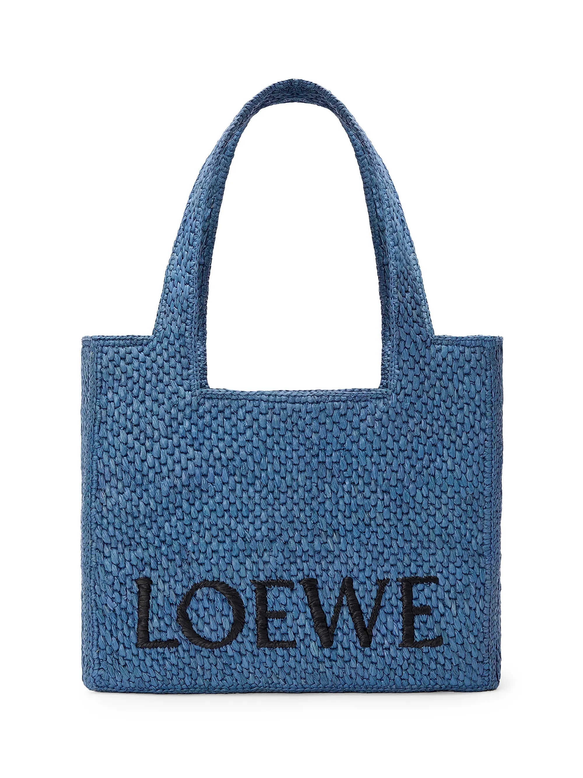 LOEWE LOEWE x Paula's Ibiza Medium Logo Raffia Tote Bag