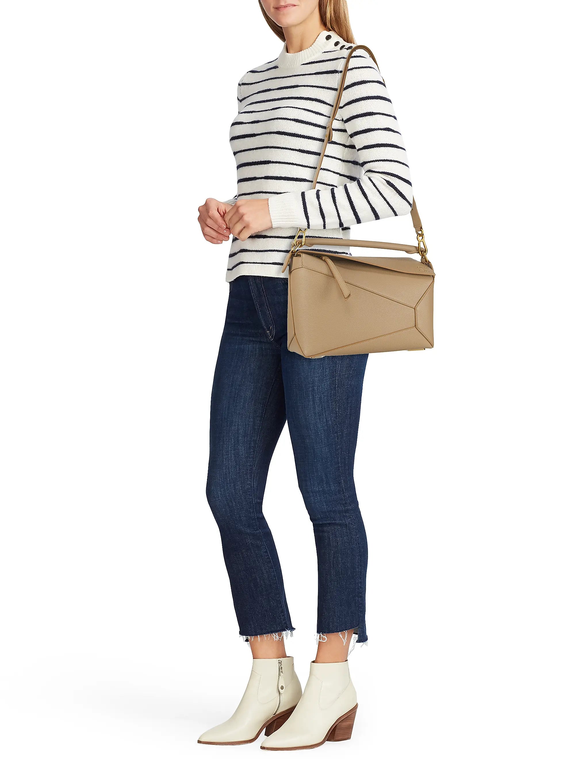 LOEWE Puzzle Edge Grained Leather Bag