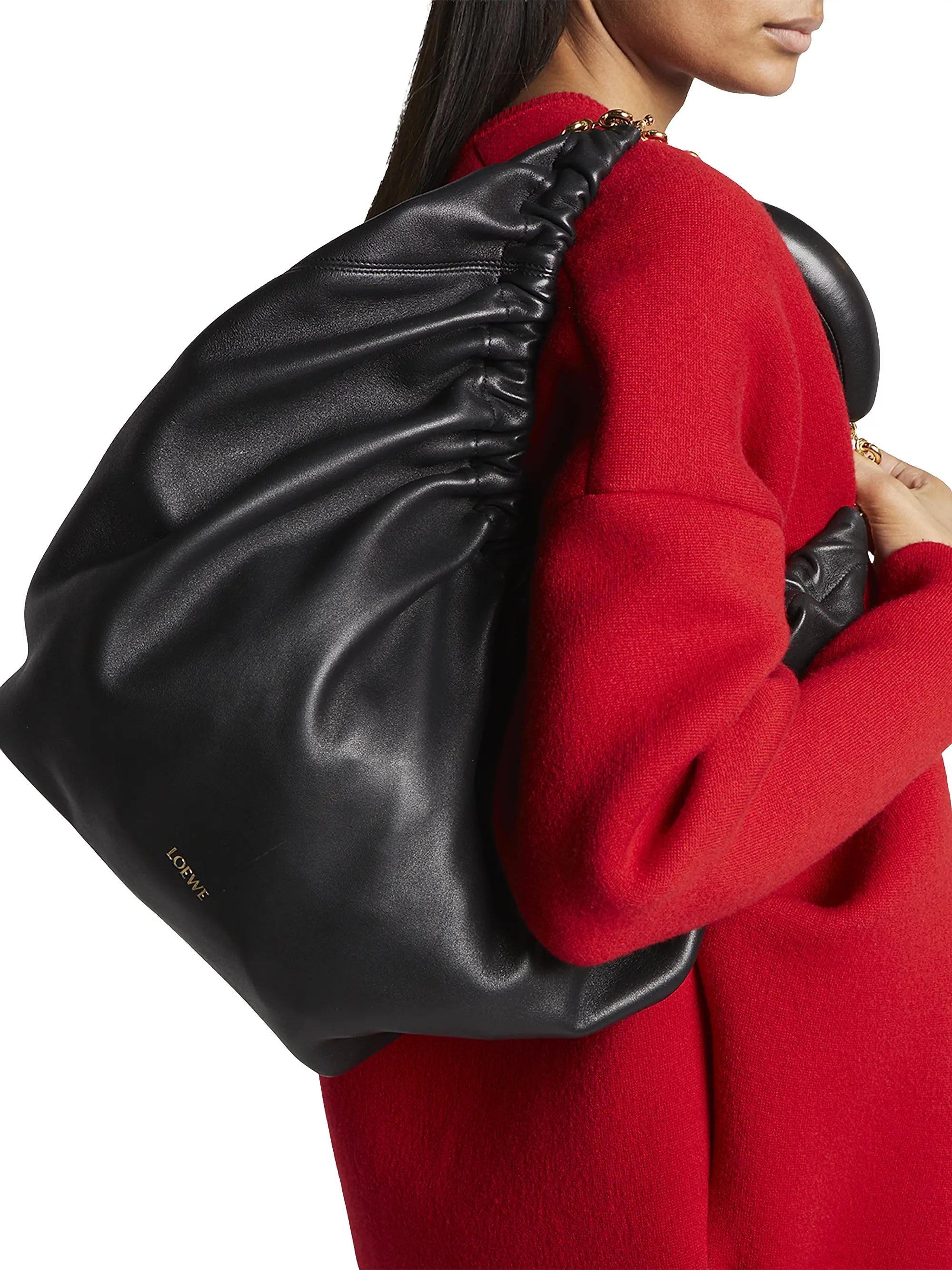 LOEWE Medium Squeeze Leather Shoulder Bag
