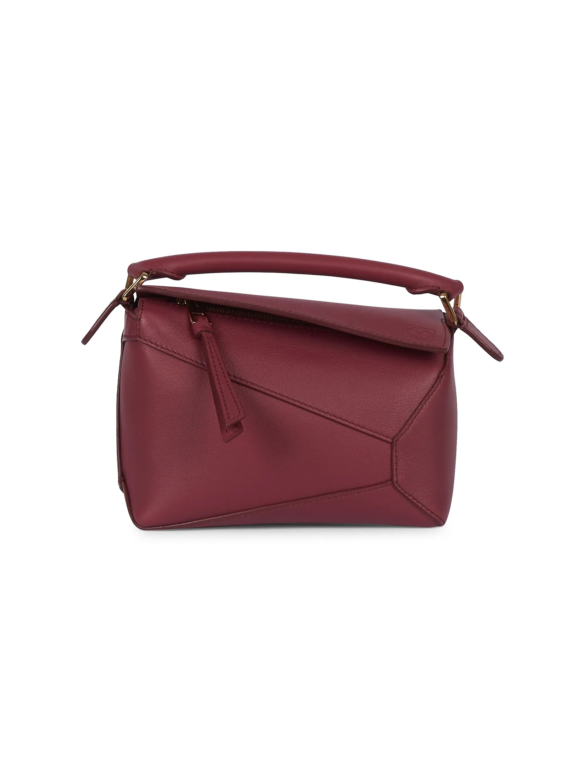 LOEWE Mini Puzzle Edge Leather Shoulder Bag