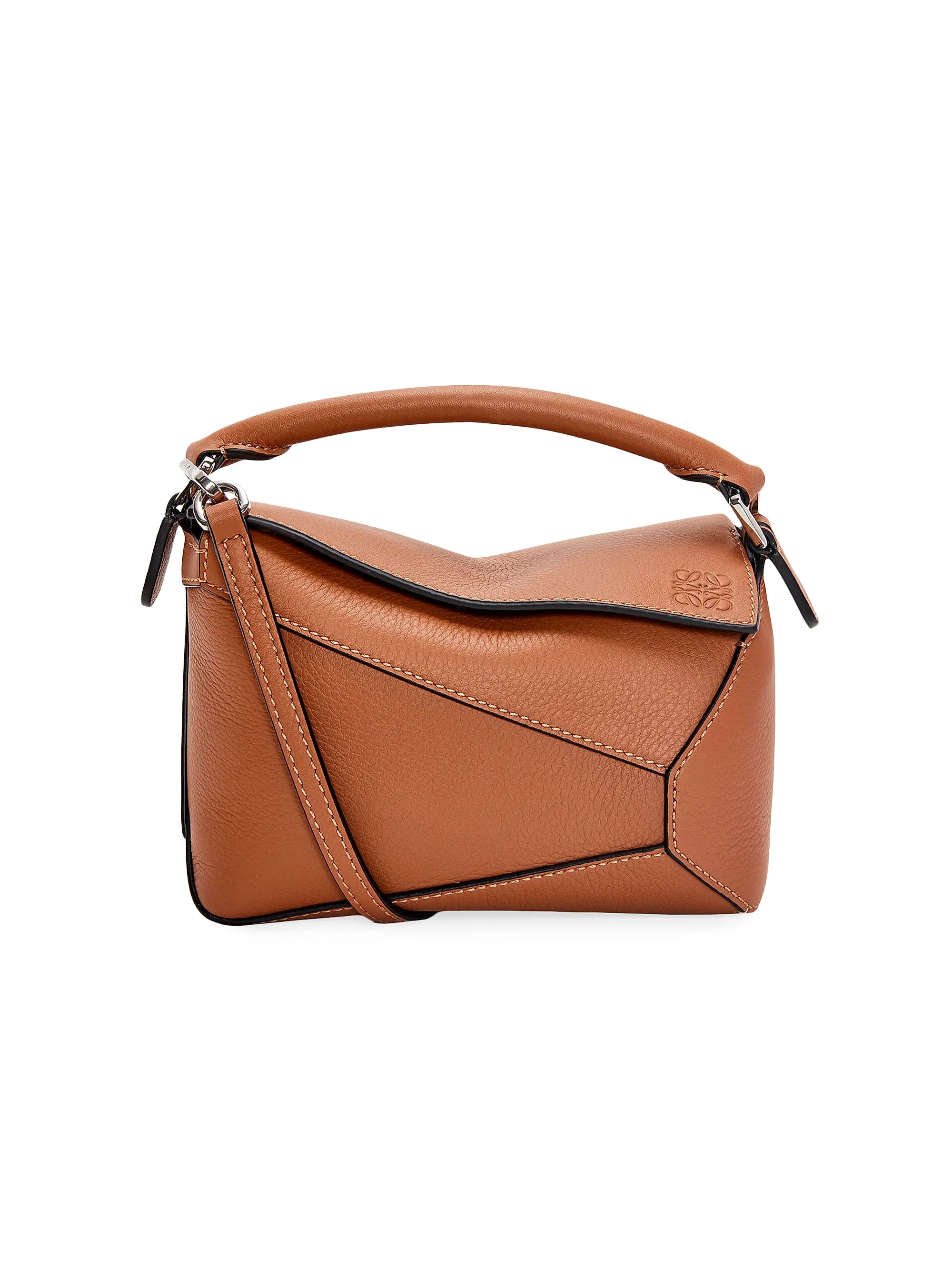 LOEWE Mini Puzzle Edge Leather Shoulder Bag