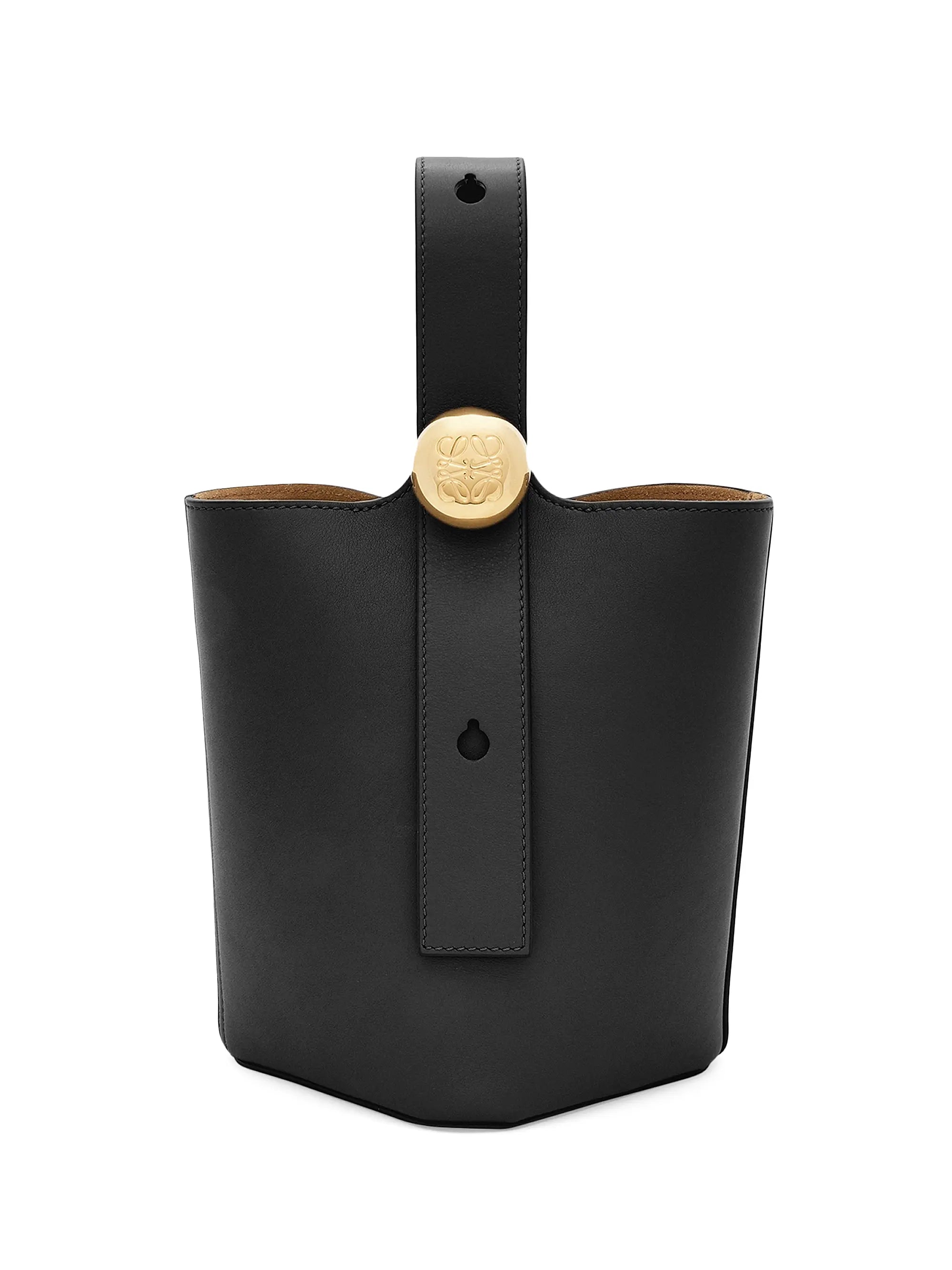 LOEWE Mini Pebbled Leather Bucket Bag