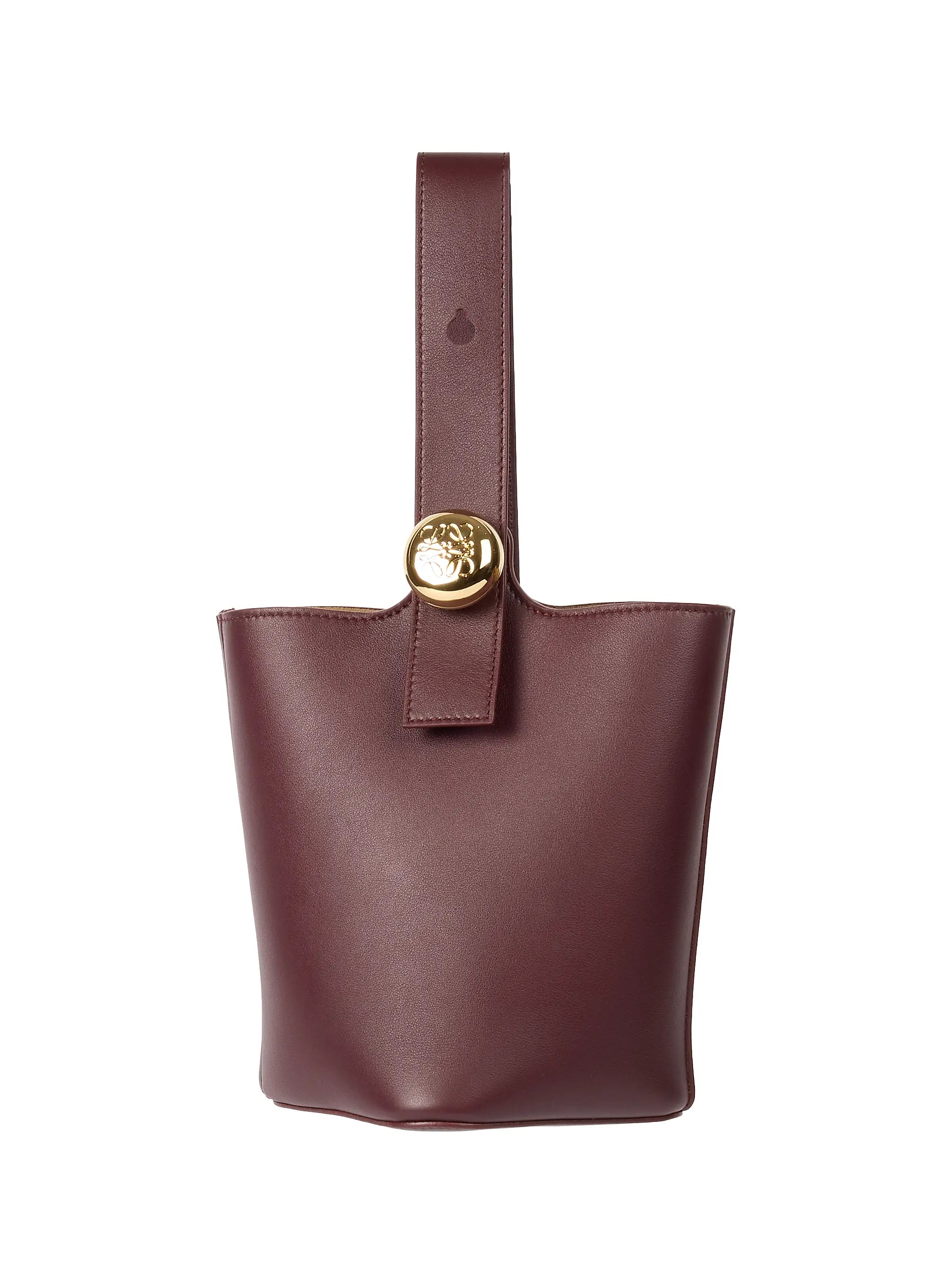 LOEWE Mini Pebbled Leather Bucket Bag