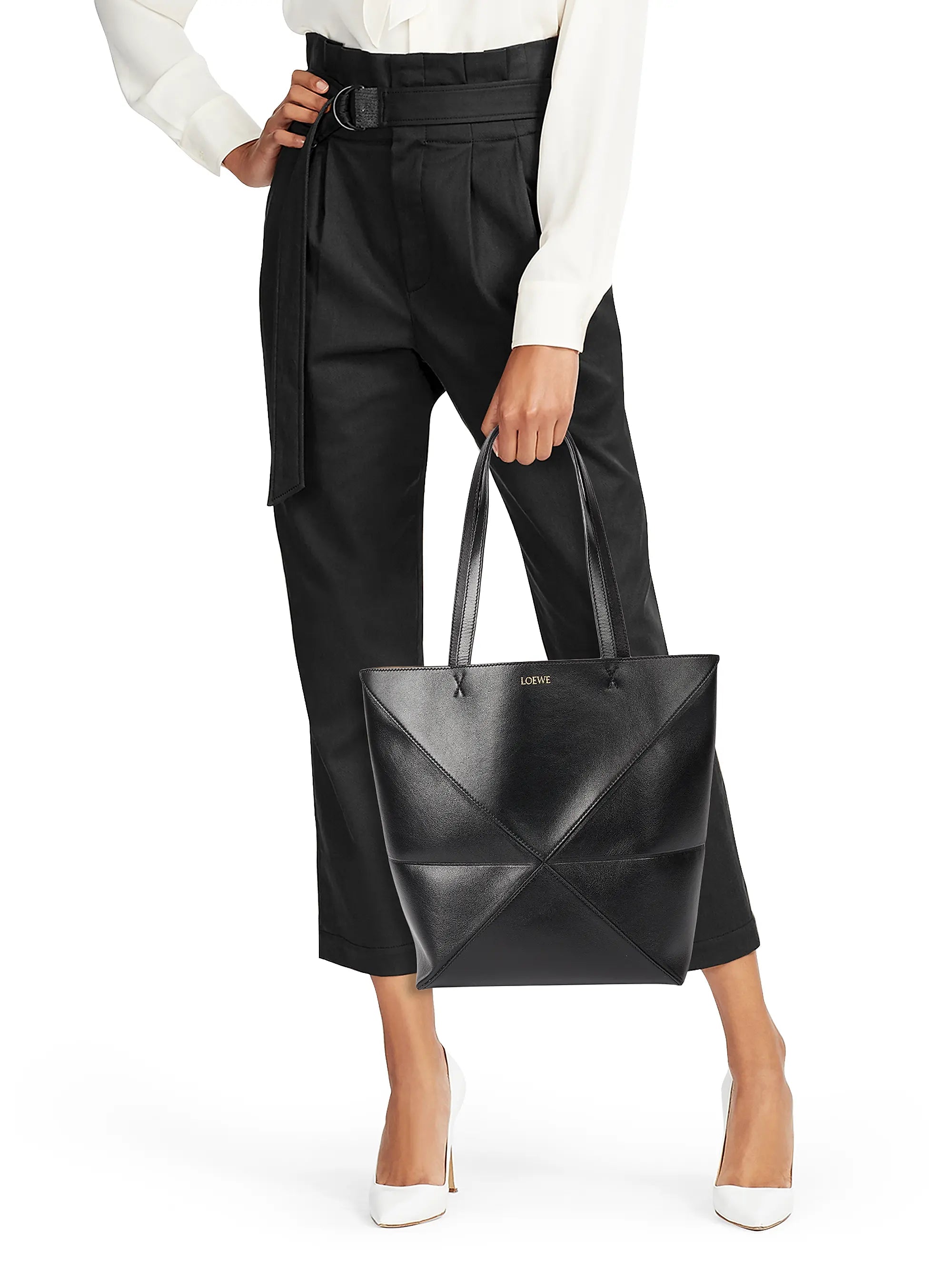LOEWE Puzzle Large Leather Tote Bag