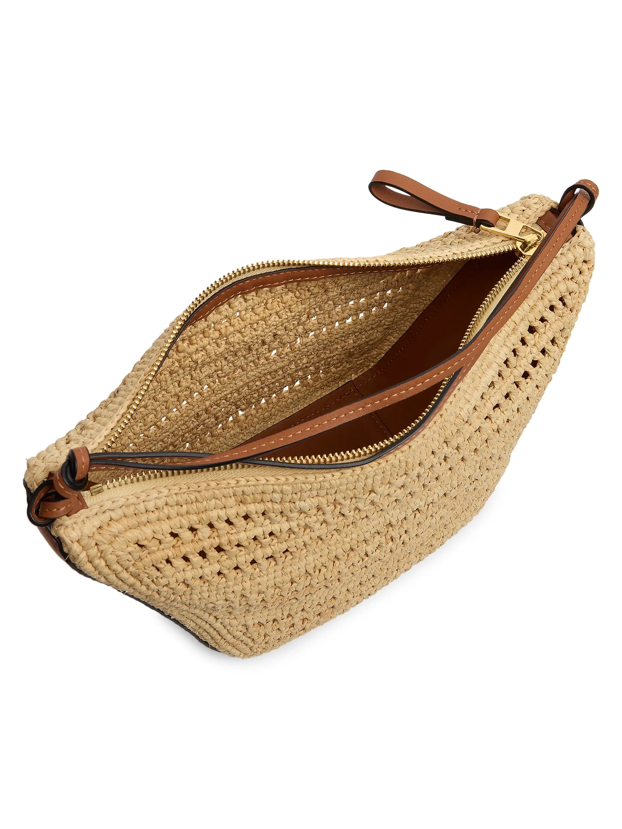 LOEWE LOEWE x Paula's Ibiza Mini Raffia Hammock Hobo Bag