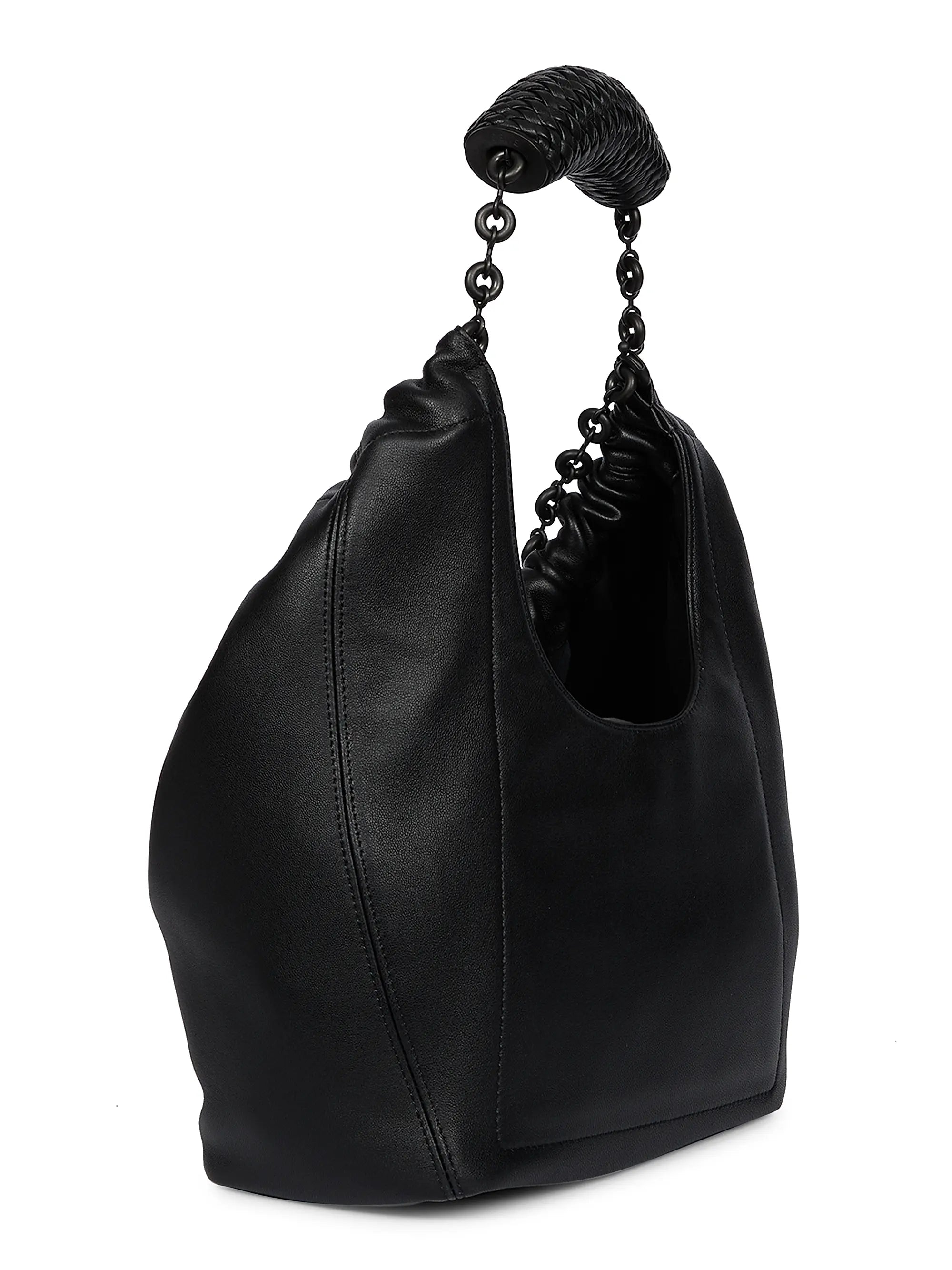 LOEWE Small Squeeze Leather Hobo Bag
