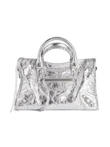 Balenciaga Le City Small Top Handle Metallized Bag