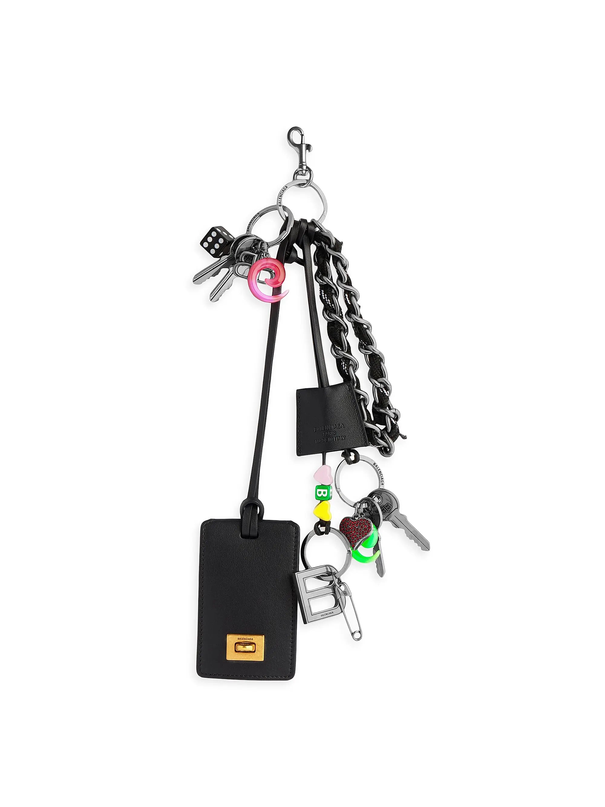 Balenciaga Keychain Rodeo Tag Full Charm