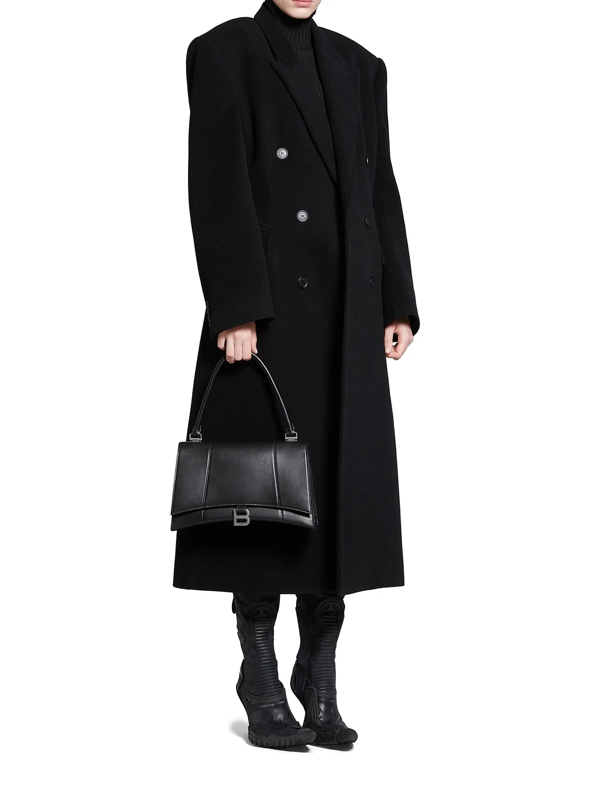 Balenciaga Hourglass Hinge Medium Top Handle Bag