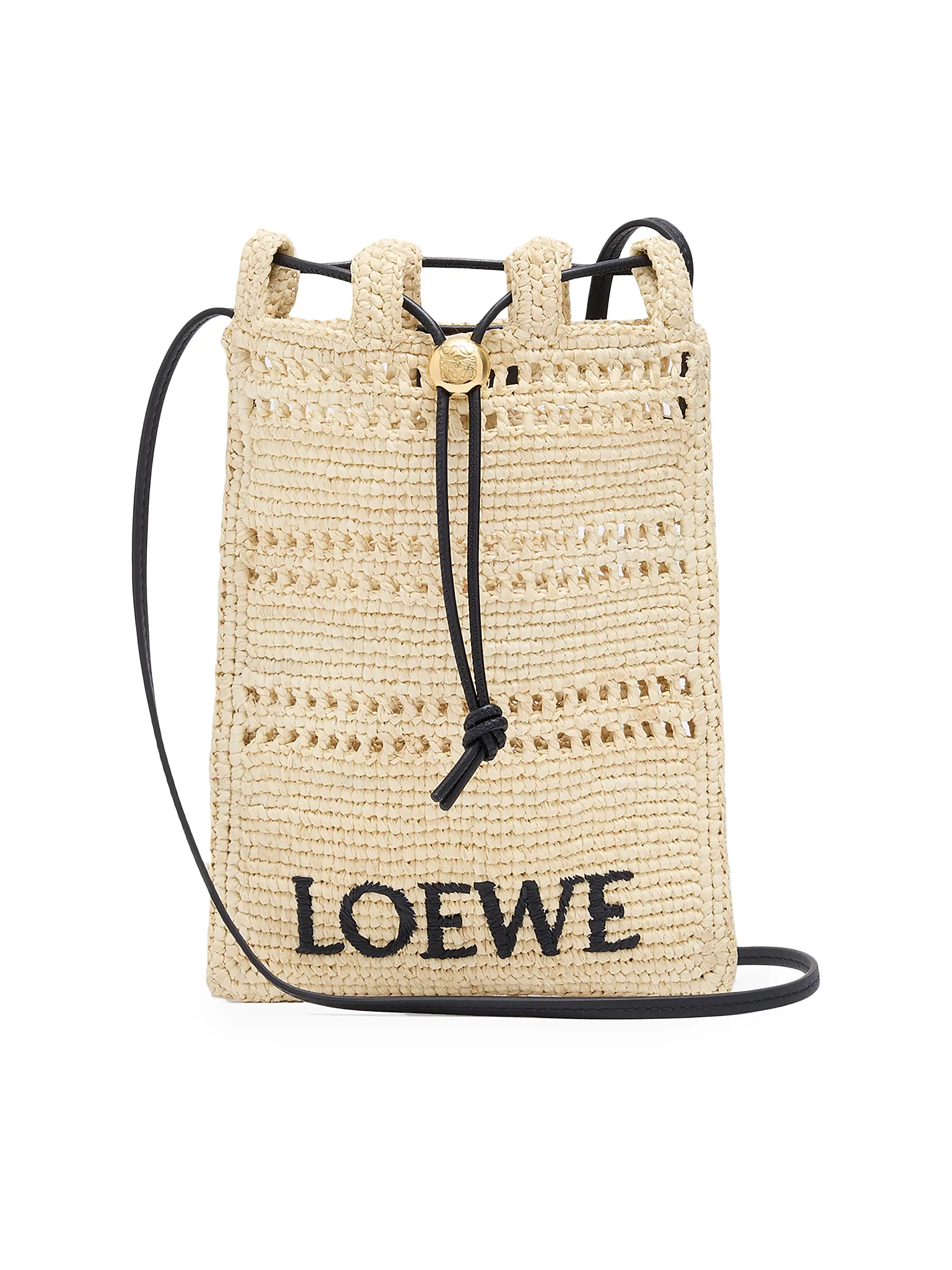 LOEWE LOEWE x Paula's Ibiza Raffia Crossbody Bag