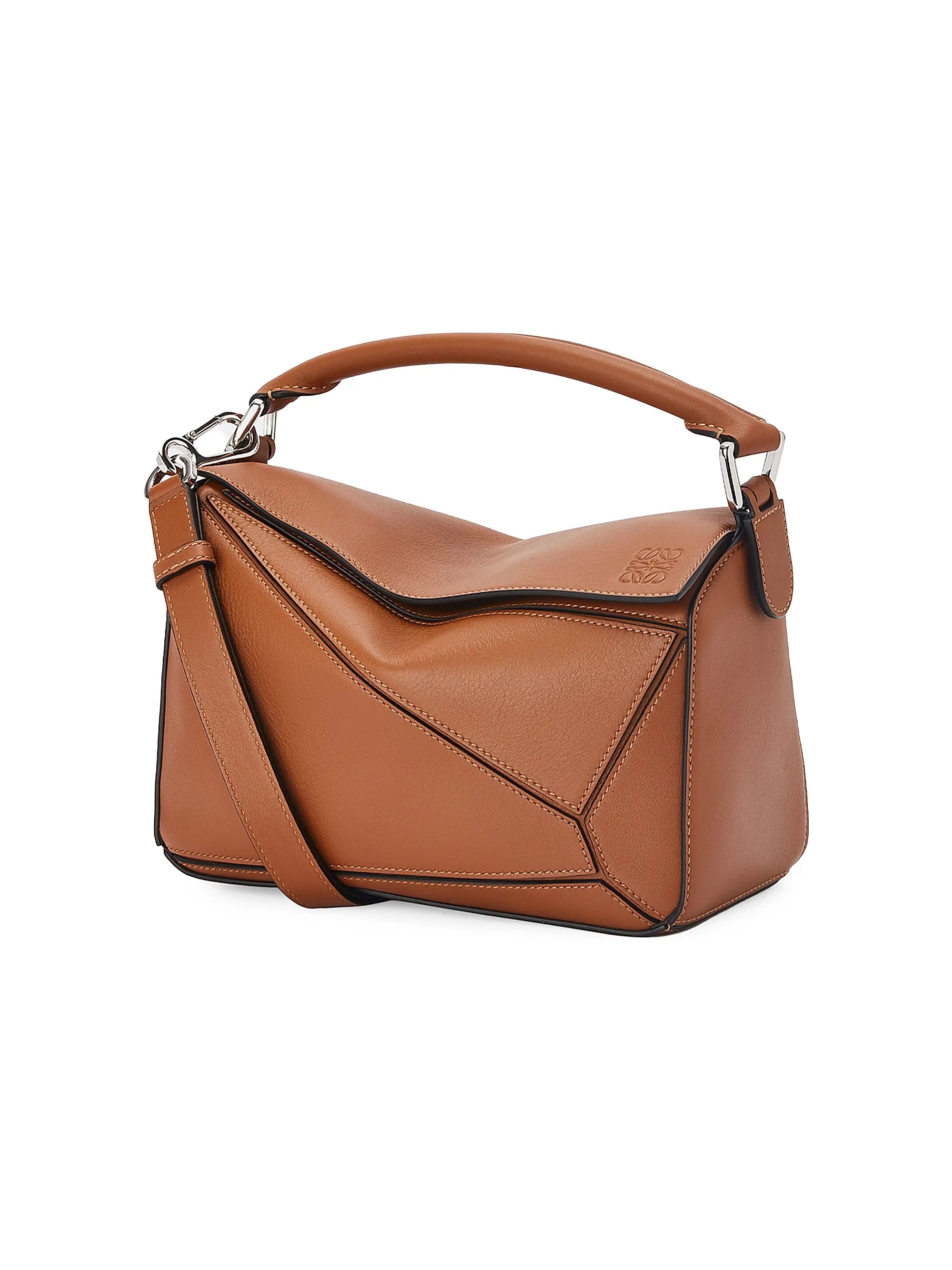 LOEWE Small Puzzle Edge Leather Shoulder Bag