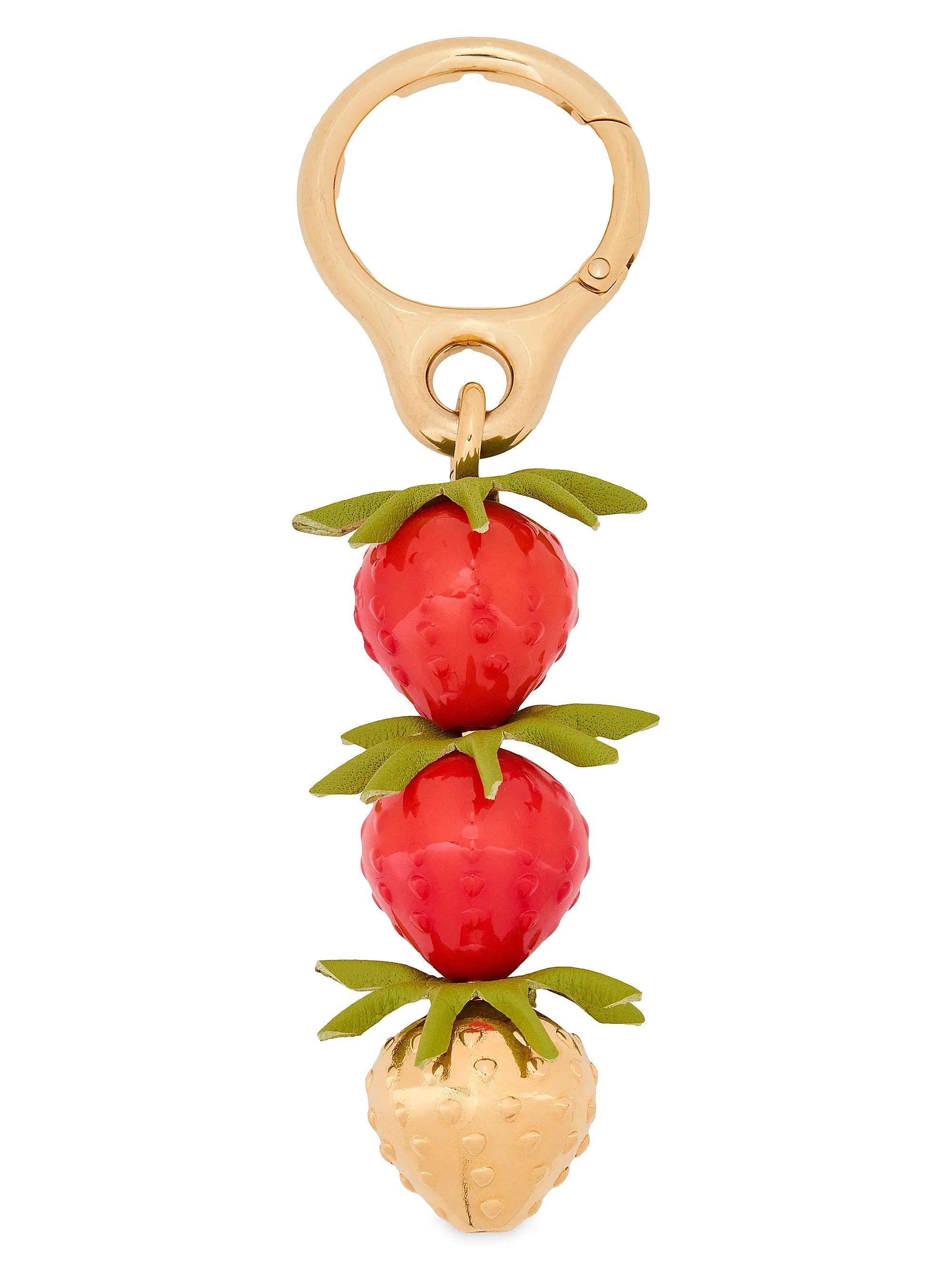 LOEWE Strawberry Leather Charm