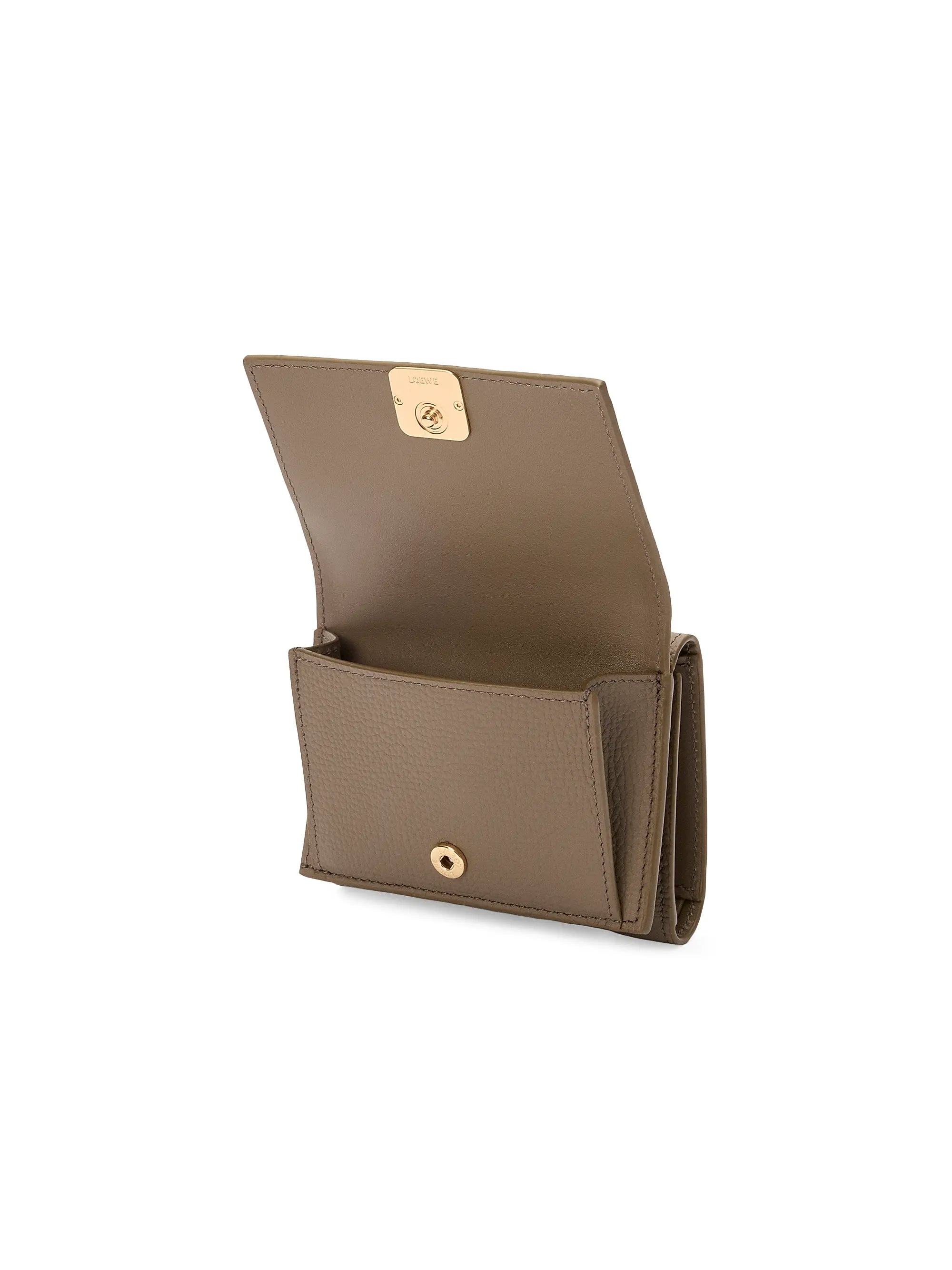 LOEWE Anagram Leather Trifold Wallet