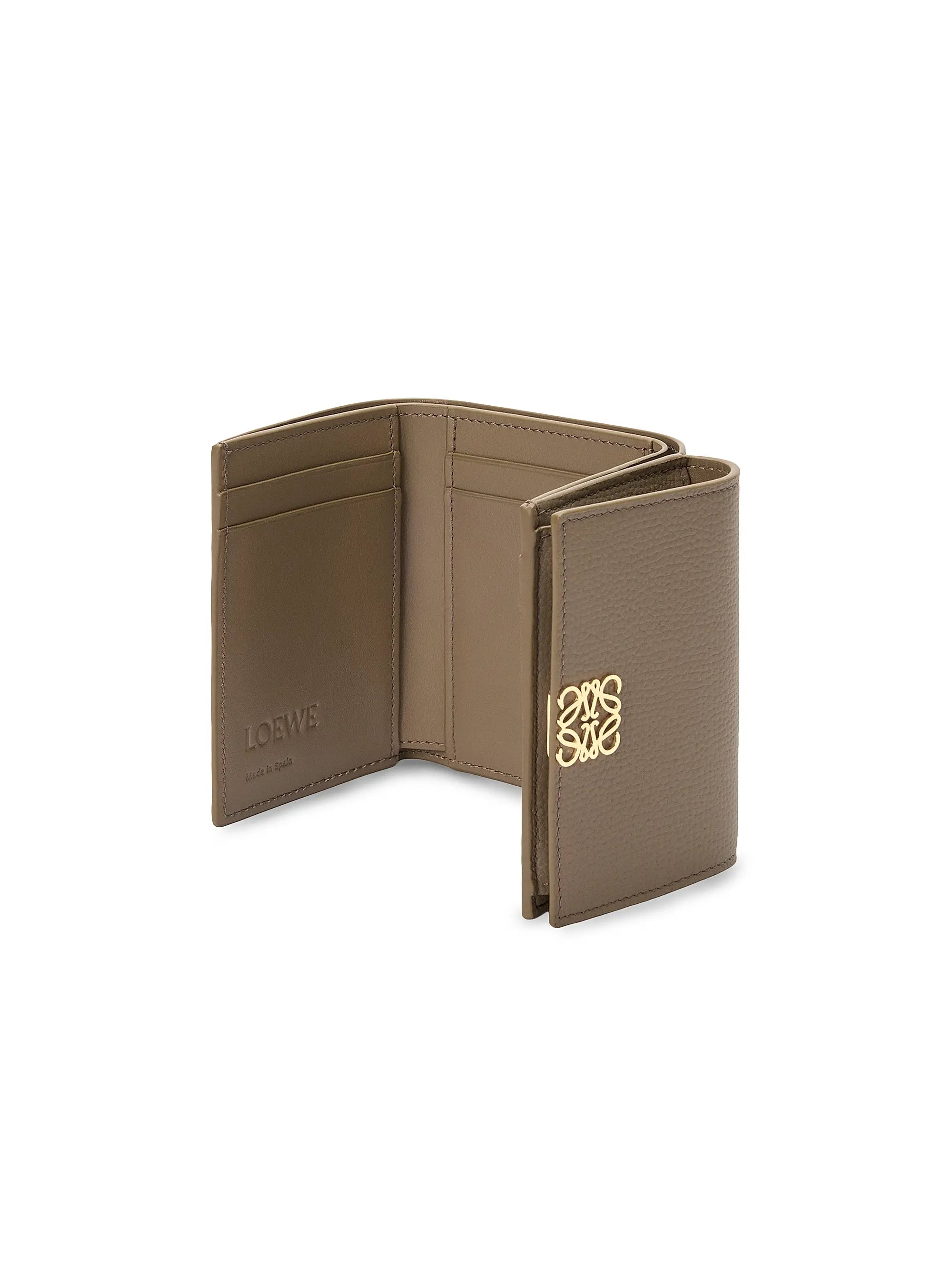 LOEWE Anagram Leather Trifold Wallet