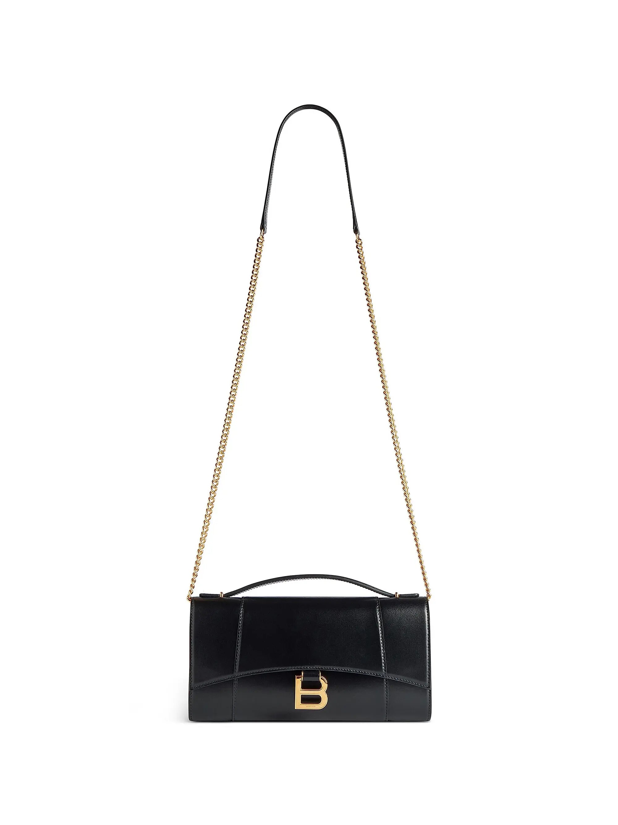 Balenciaga Hourglass Pochette with Chain