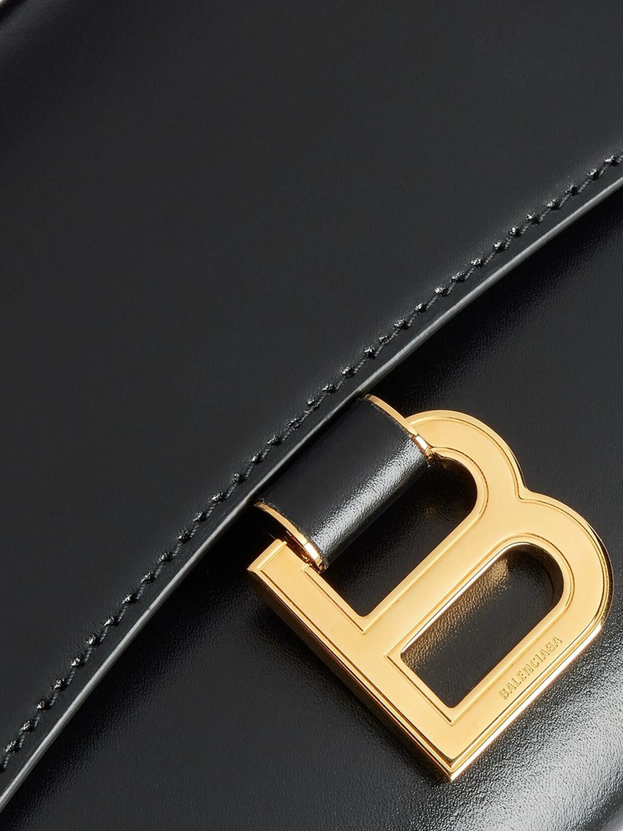 Balenciaga Hourglass Pochette with Chain