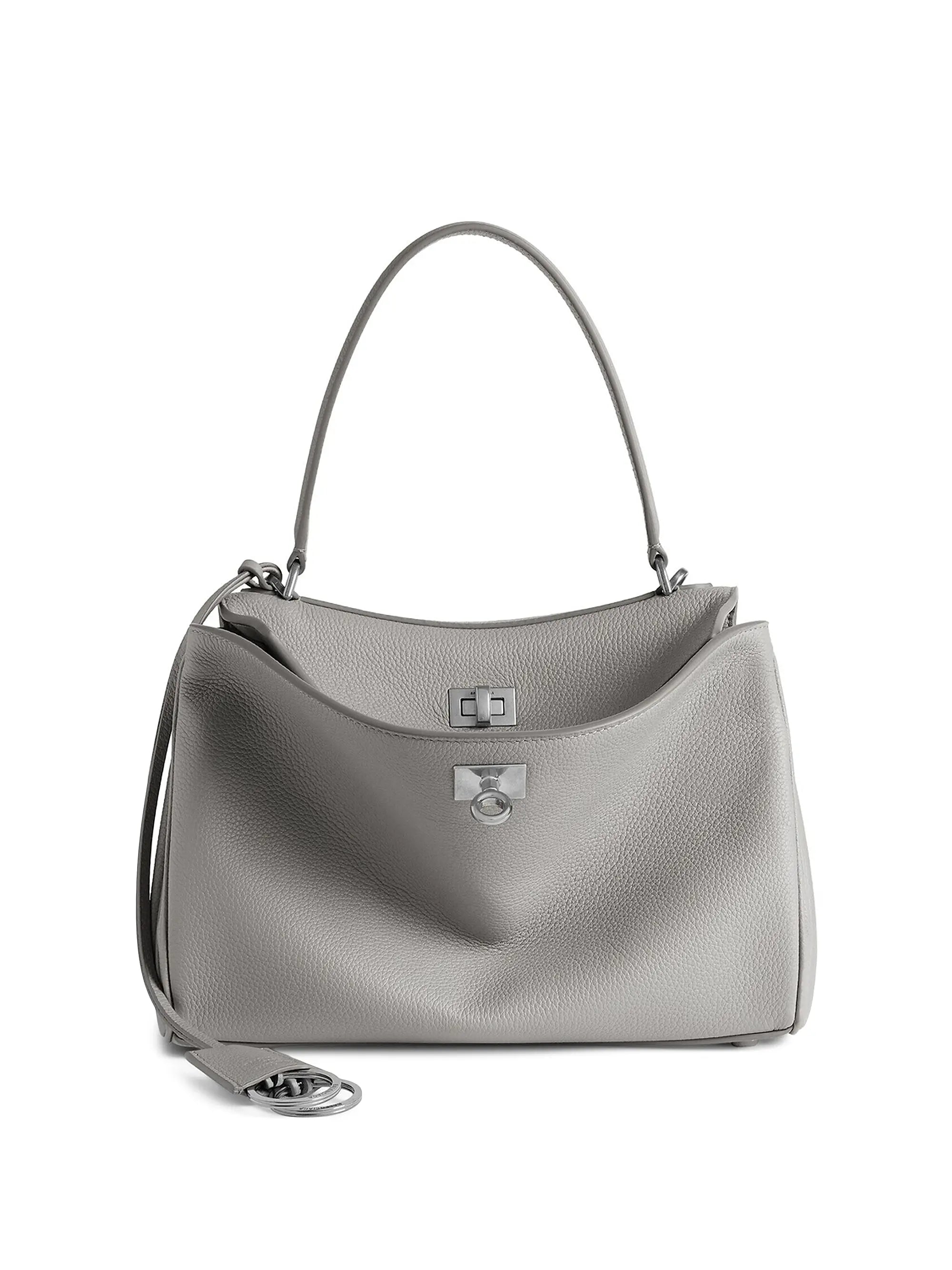Balenciaga Rodeo Small Grained Calfskin Top Handle Bag