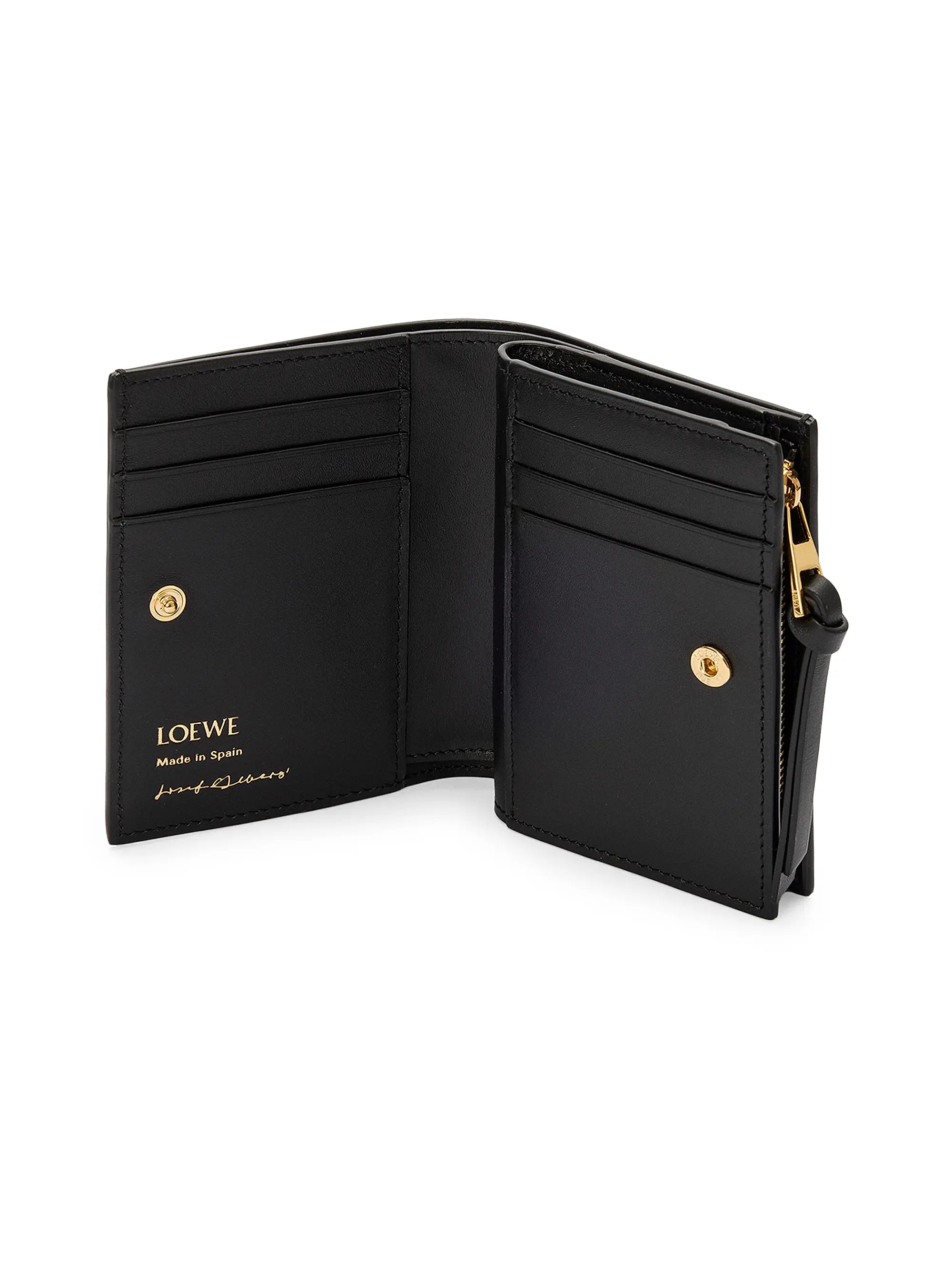 LOEWE Albers Leather Compact Wallet
