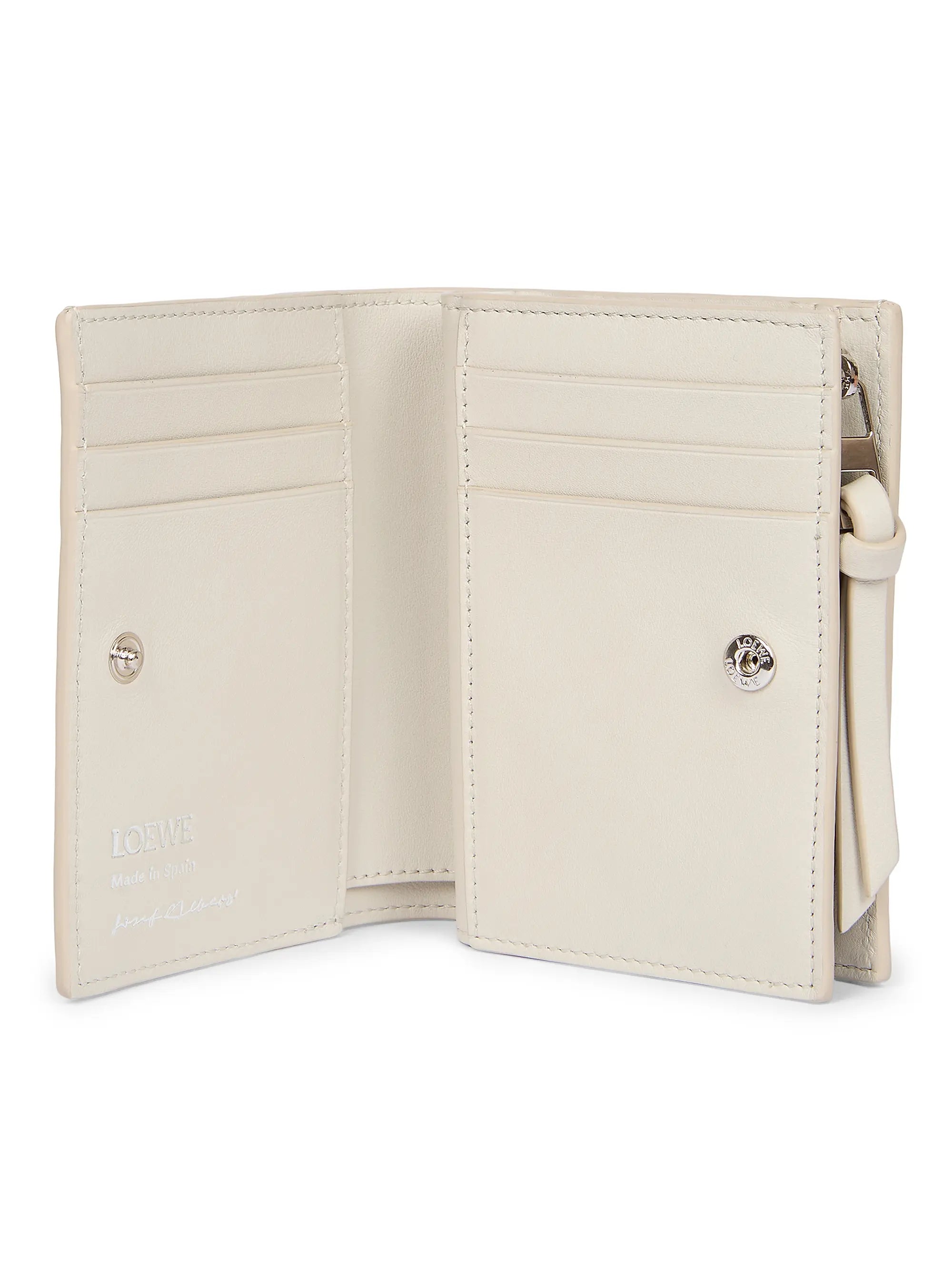 LOEWE Albers Leather Compact Wallet