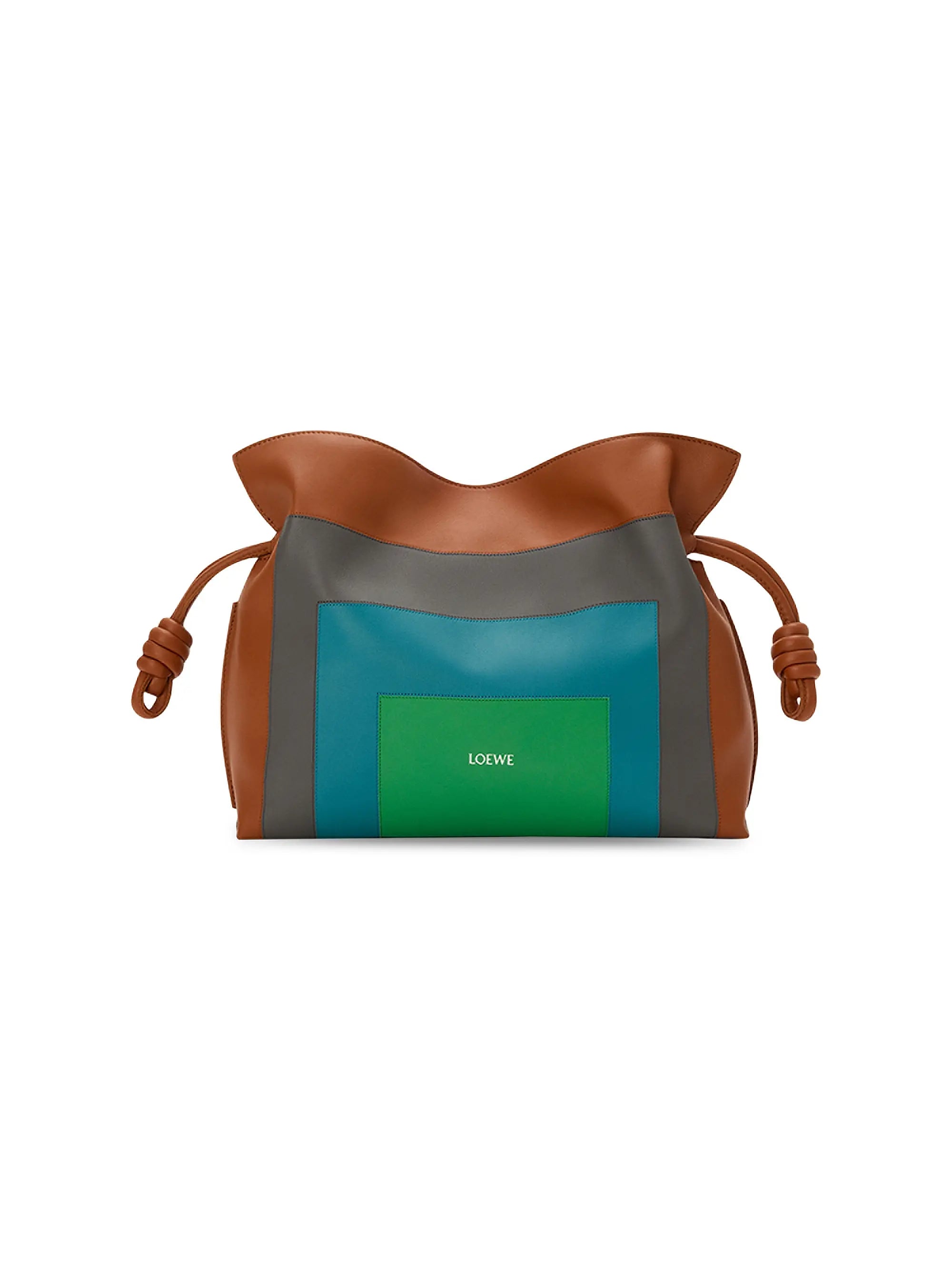 LOEWE Flamenco Leather Clutch