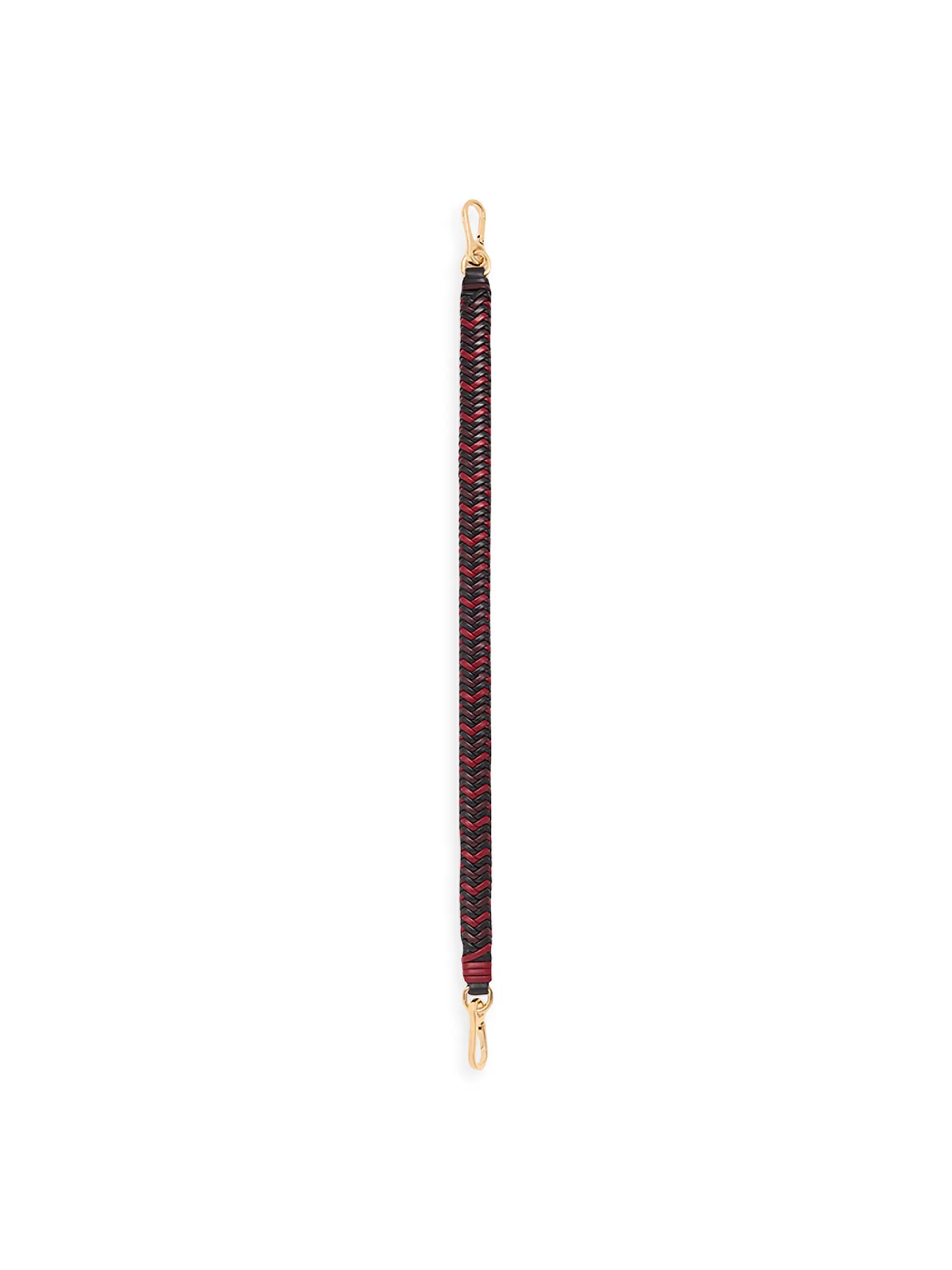 LOEWE Tricolor Woven Leather Shoulder Strap