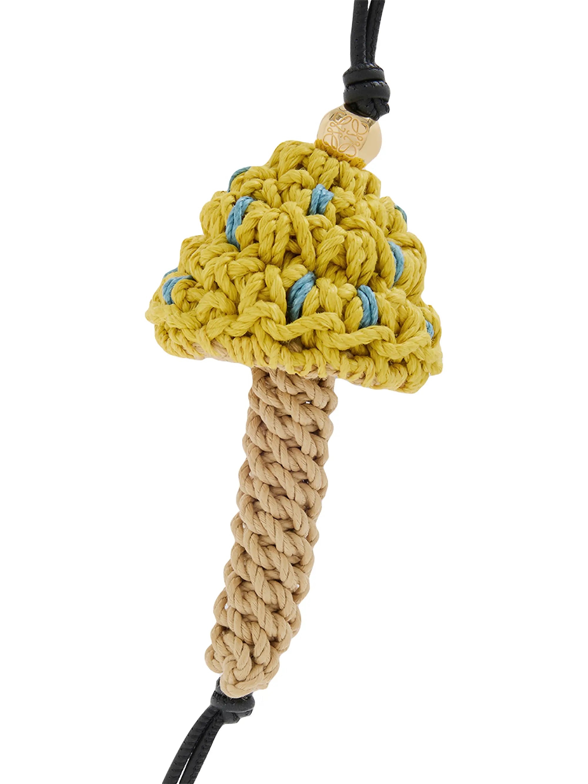 LOEWE Linen-Blend Mushroom Charm