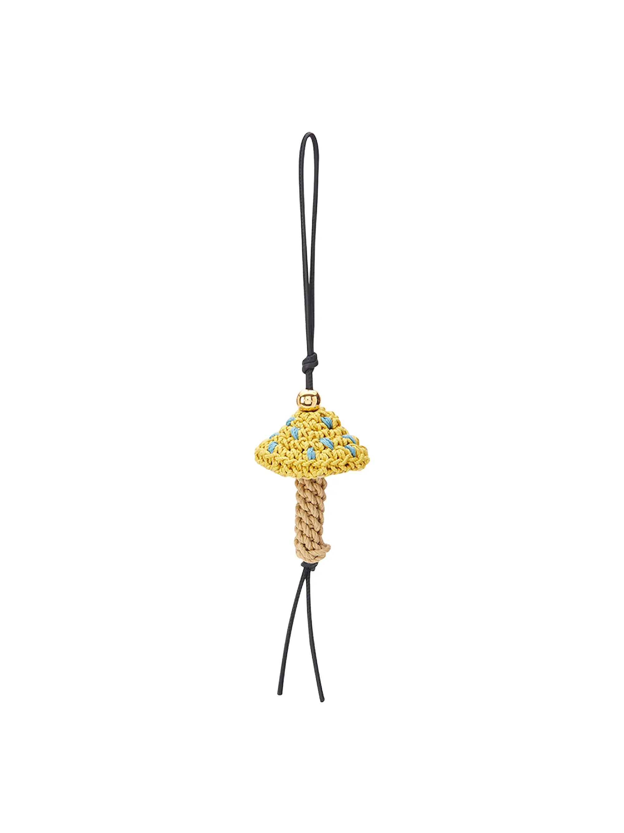 LOEWE Linen-Blend Mushroom Charm