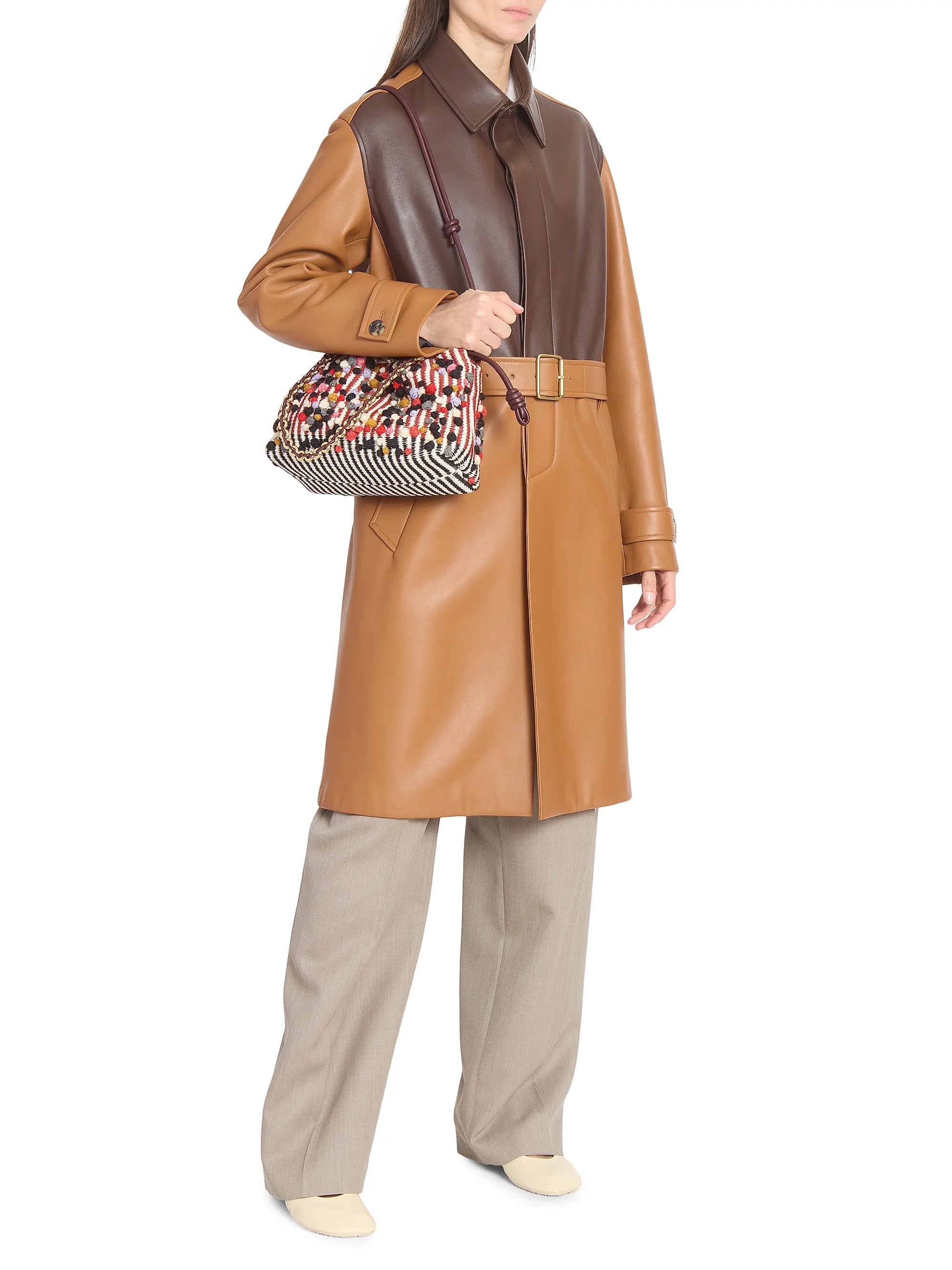 LOEWE Medium Flamenco Dotted Shoulder Bag