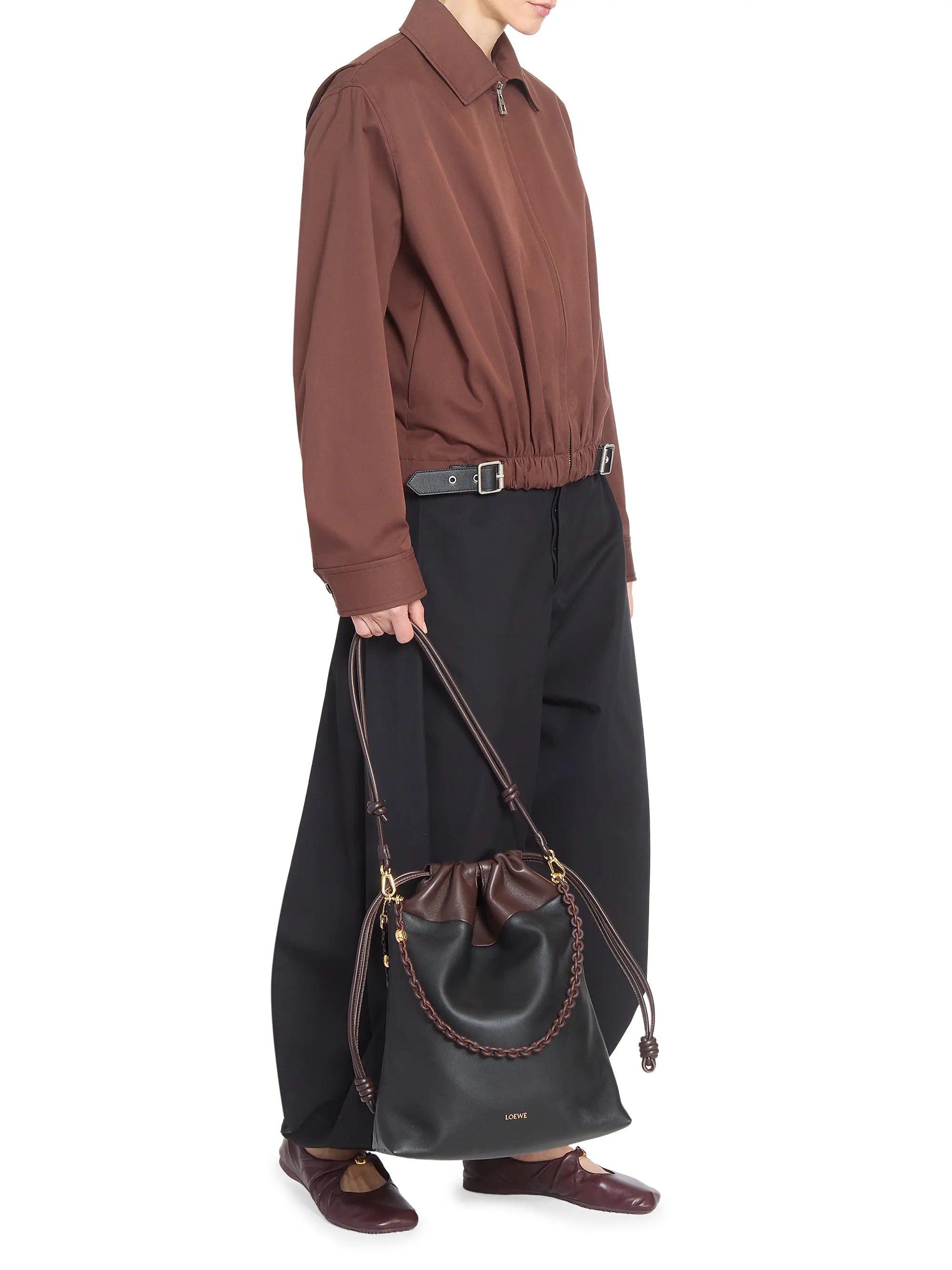 LOEWE Flamenco Purse Leather Shoulder Bag