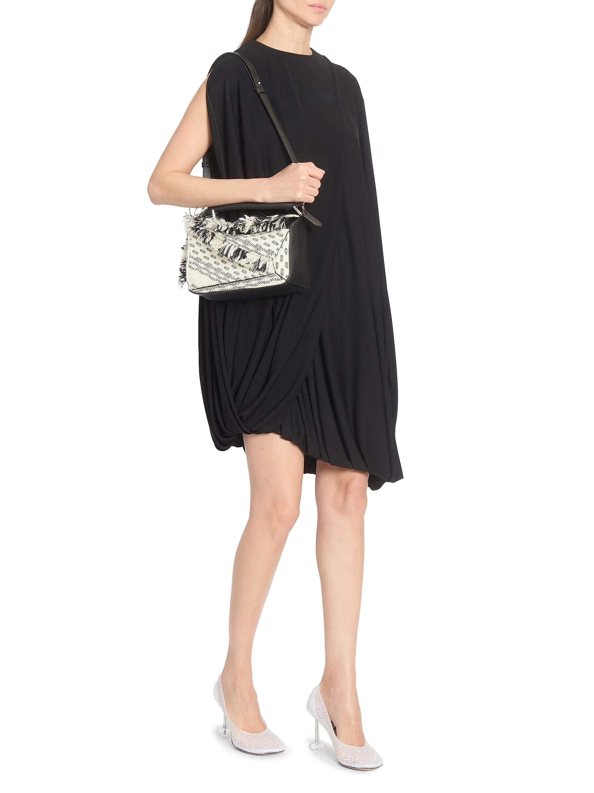 LOEWE Puzzle Small Fringes Handbag