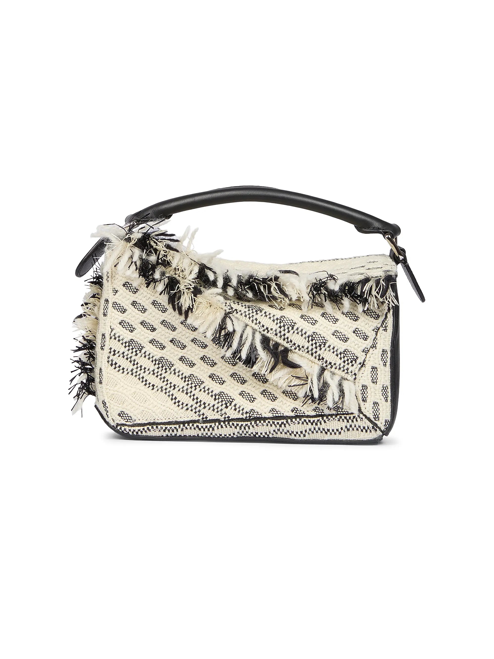 LOEWE Puzzle Small Fringes Handbag