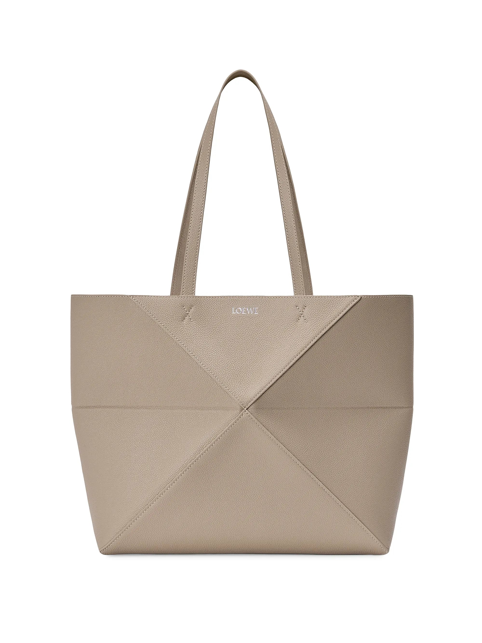 LOEWE Puzzle Fold Leather Tote Bag