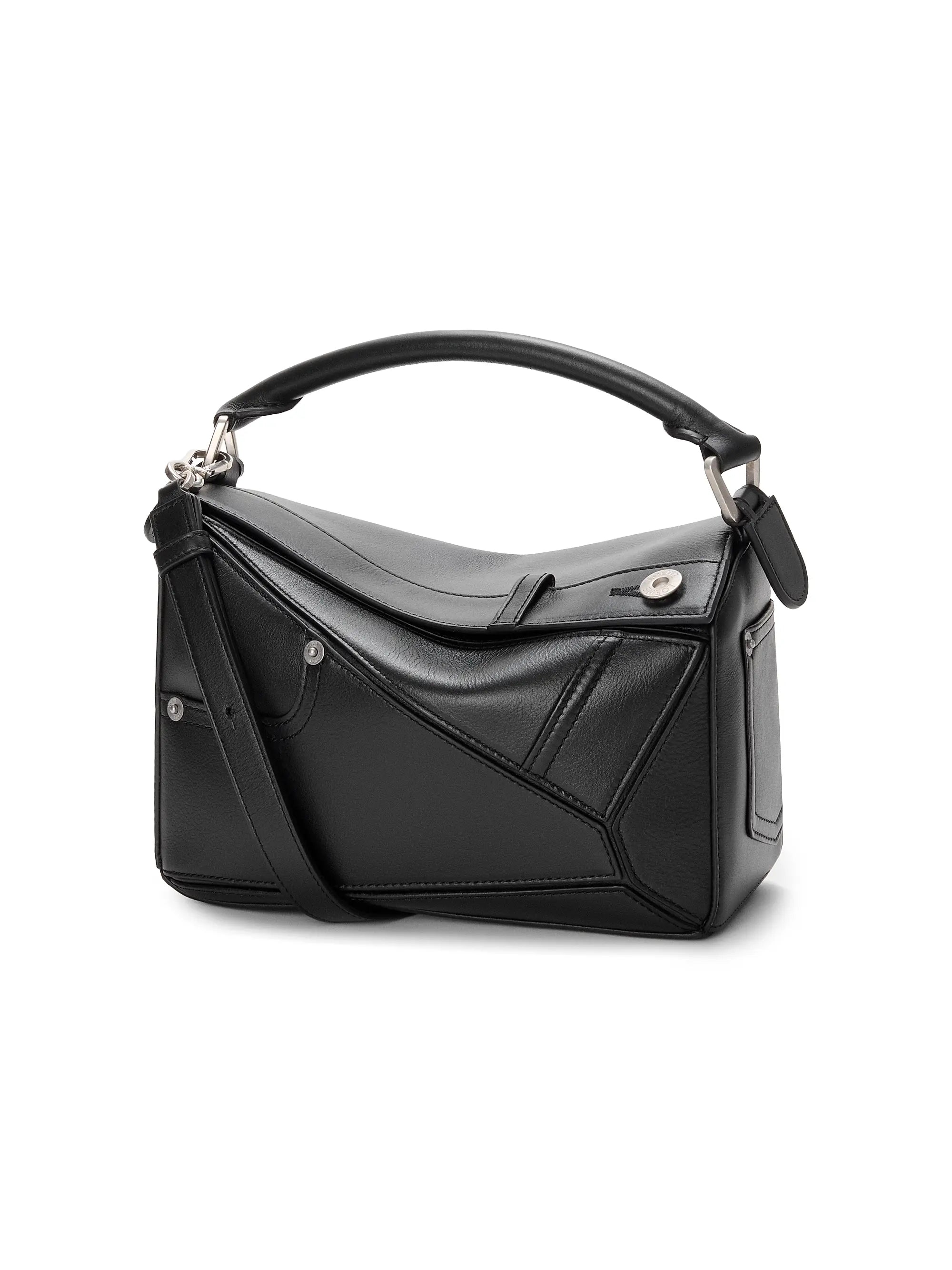 LOEWE Small Panta Puzzle Leather Top Handle Bag
