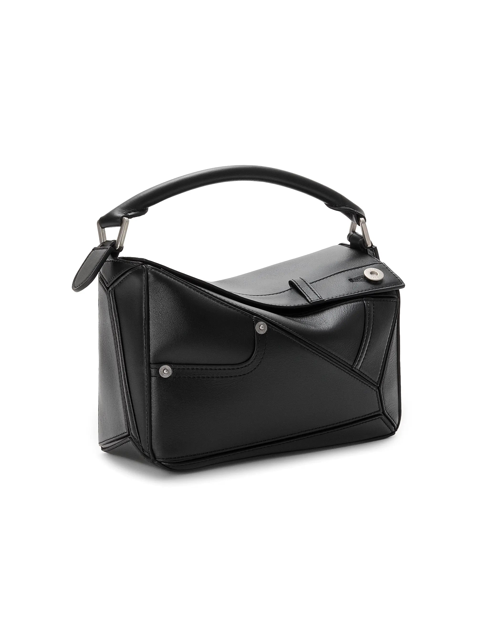 LOEWE Small Panta Puzzle Leather Top Handle Bag
