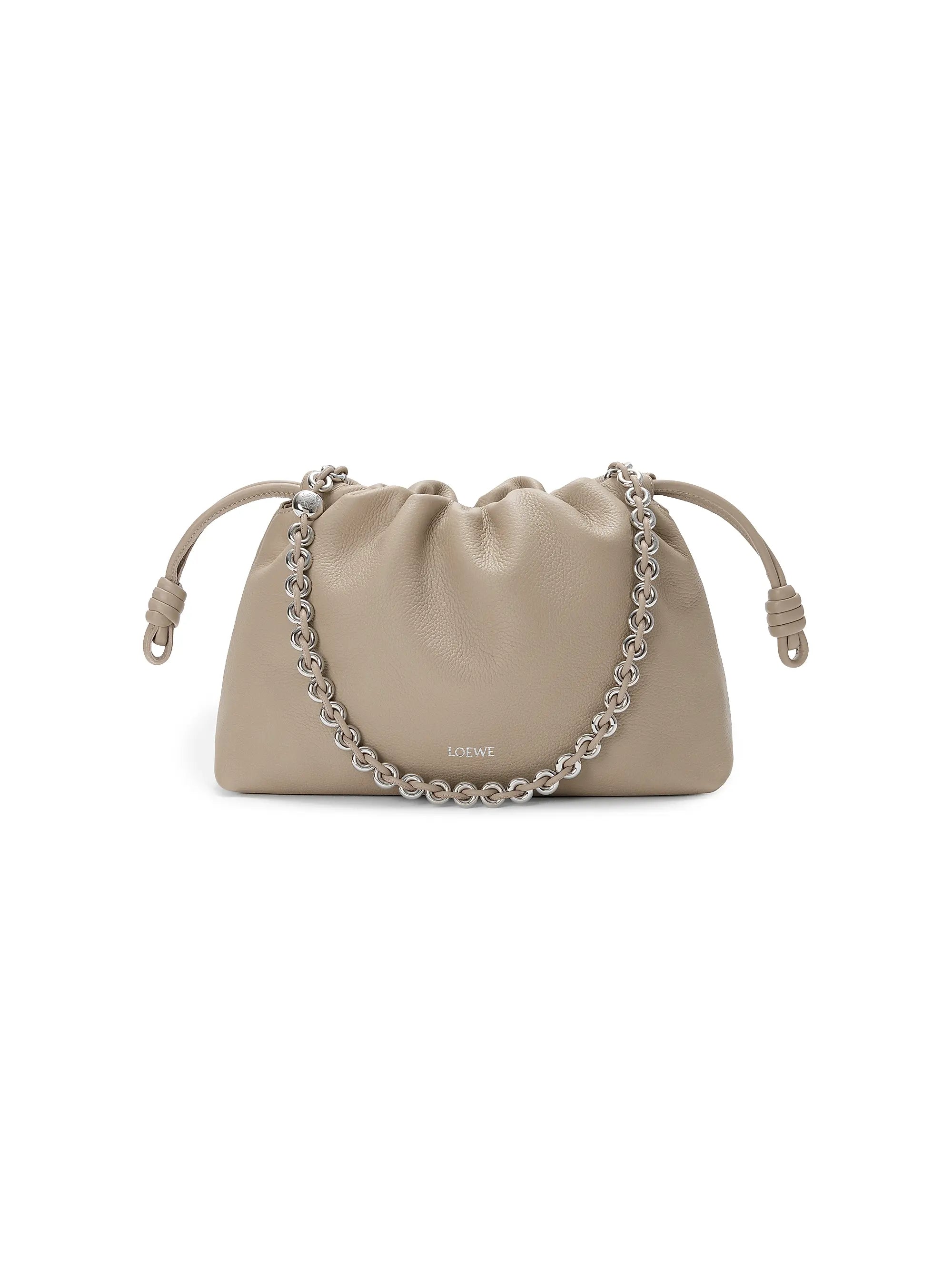 LOEWE Medium Flamenco Leather Clutch