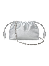 LOEWE Mini Flamenco Metallic Leather Clutch