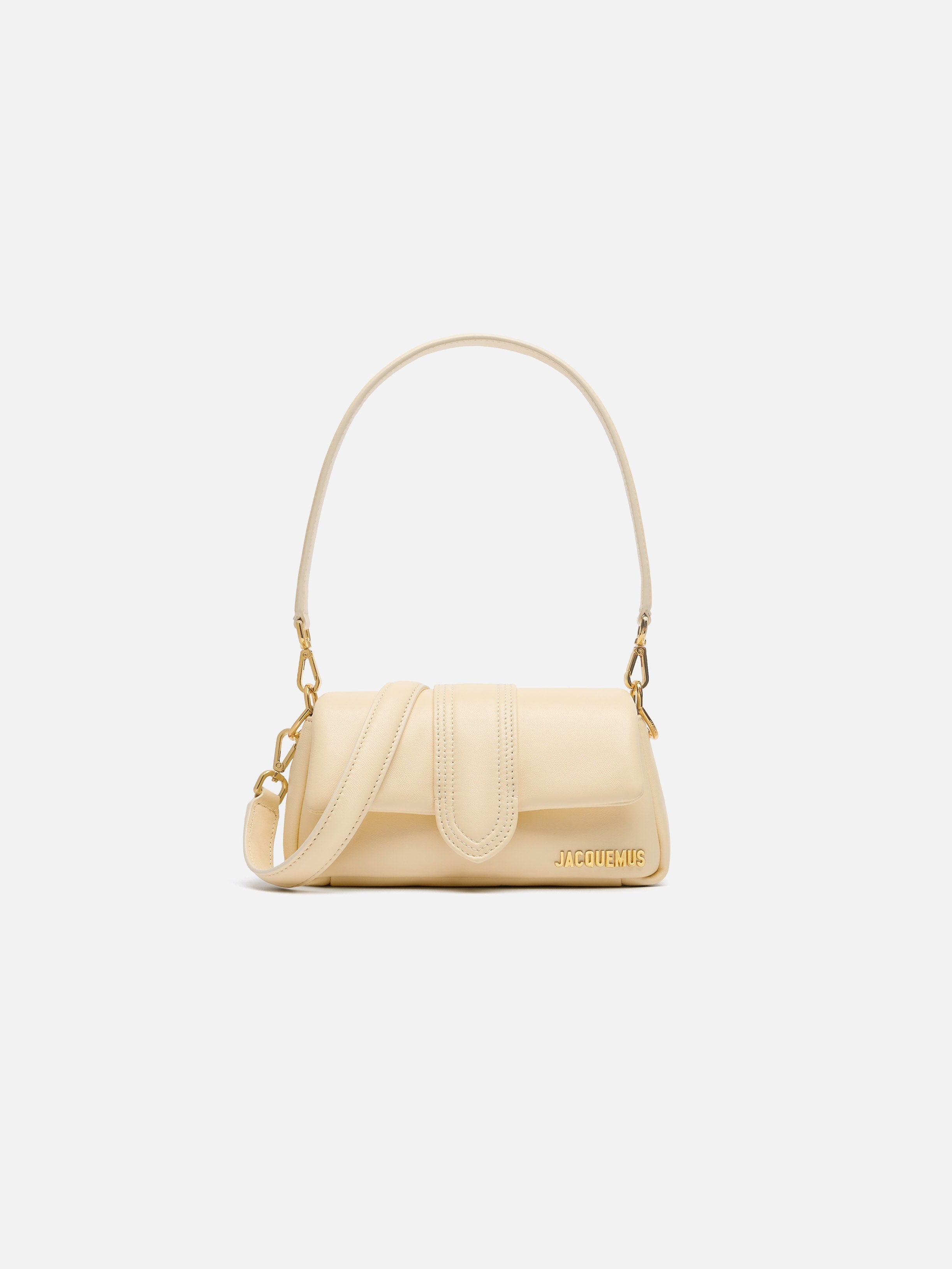 Jacquemus The Small Bambimou Soft Padded Leather Bag Ivory