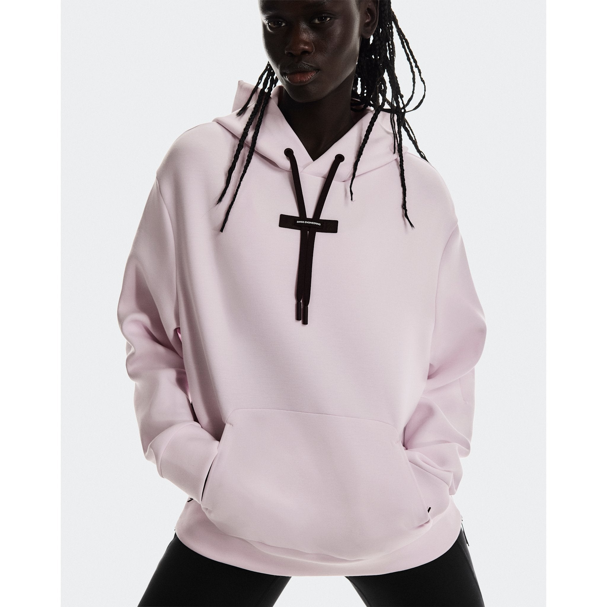 On Focus Tech Hoodie Orchid