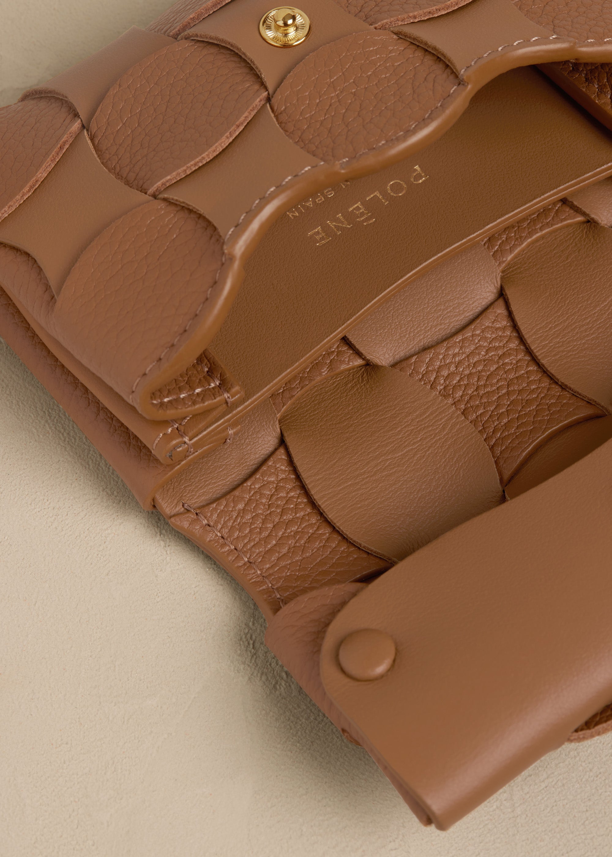 Polene Neiti Card Holder - Duo Camel
