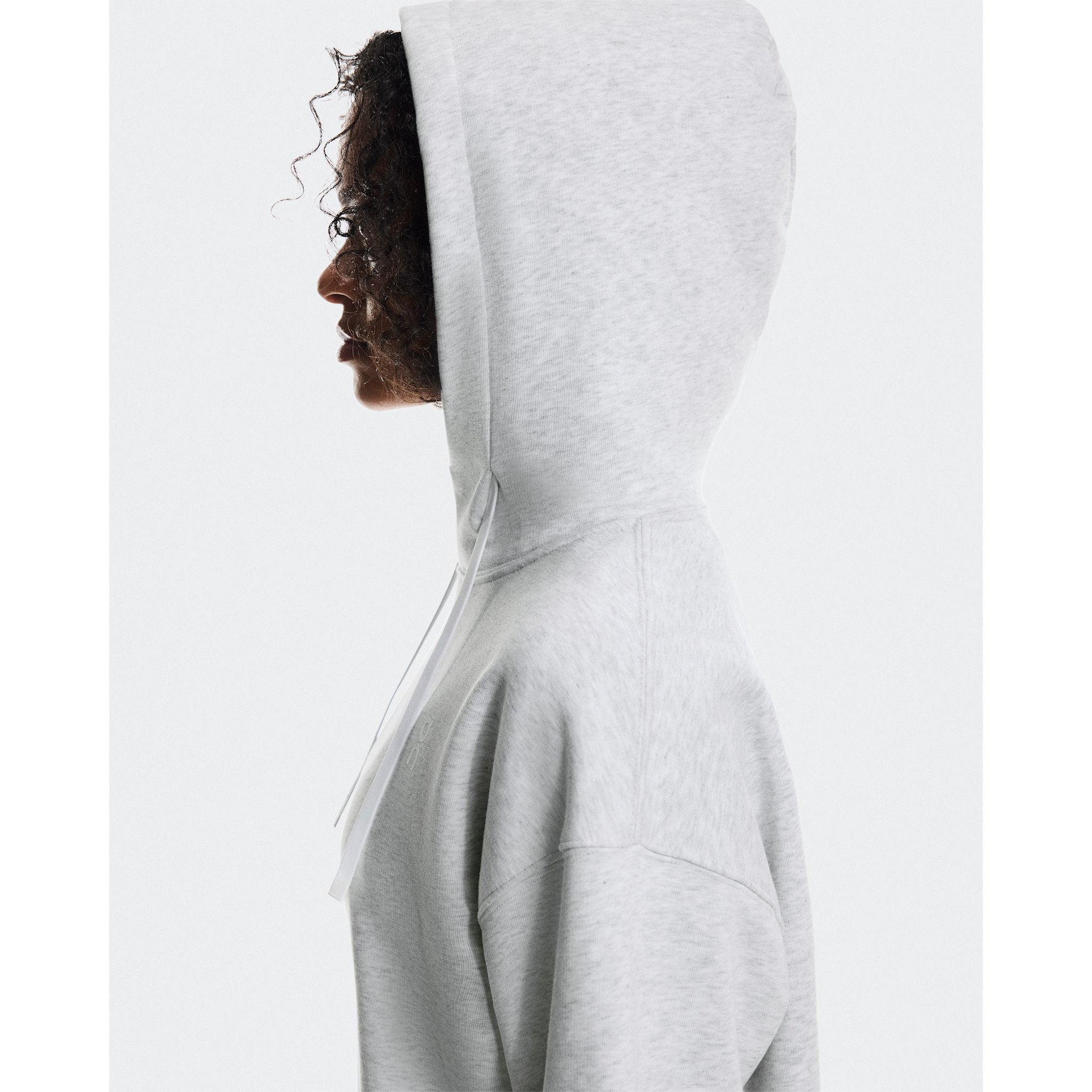 On Club Hoodie Smash Grey Heather