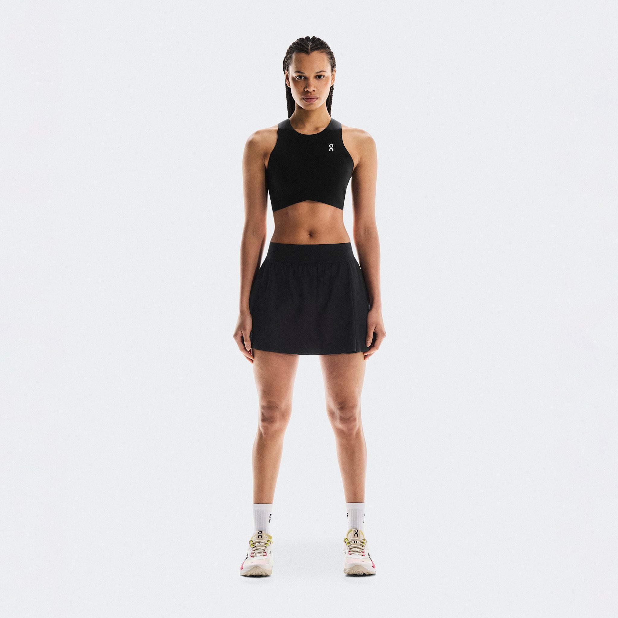 On Court Skirt Pleated Black