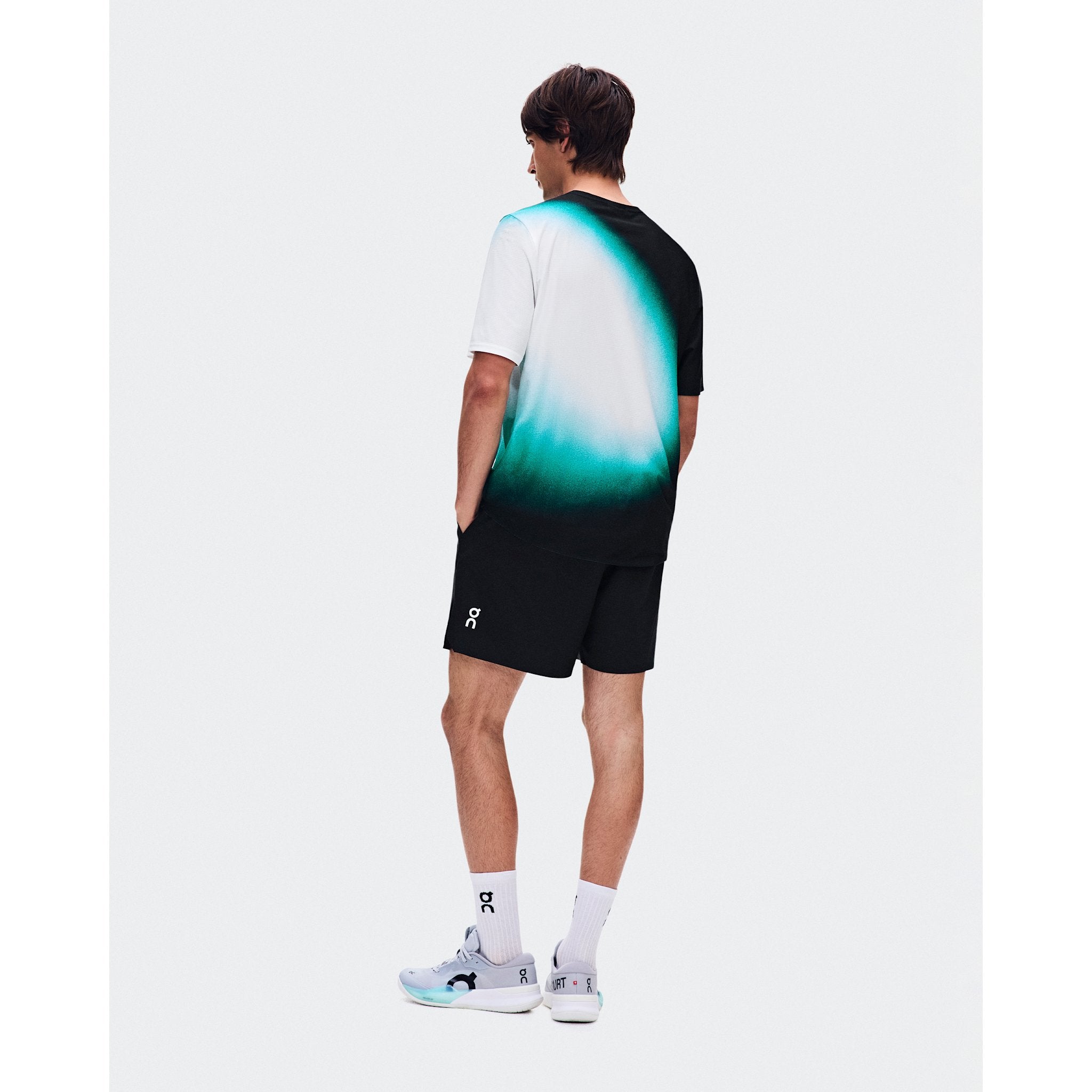 On 5" Court Shorts Swing Black | Neem