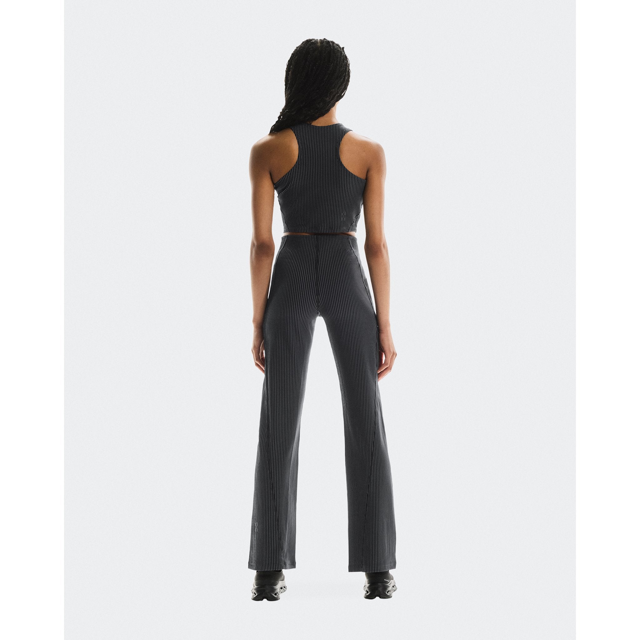 On All-Day Ribbed Pants Black | Rock