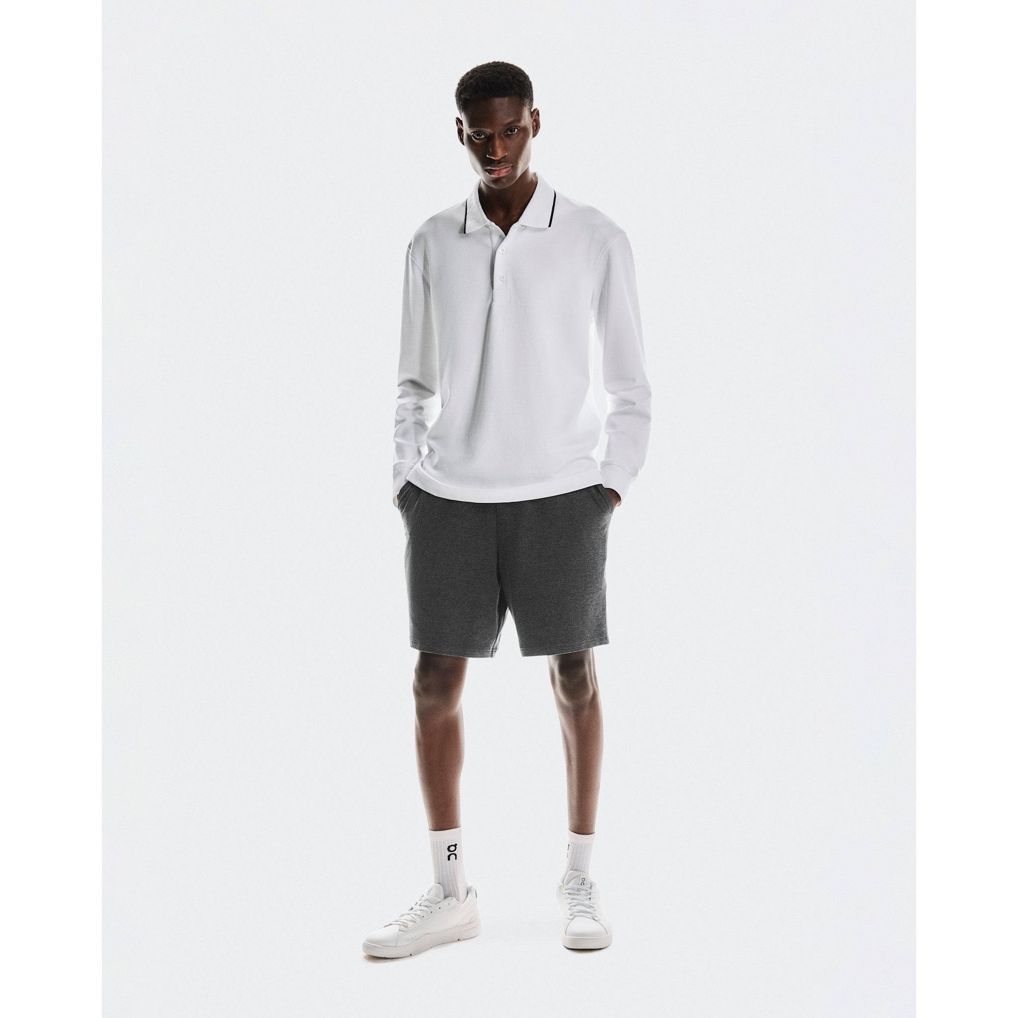 On Courtside Shorts Slate