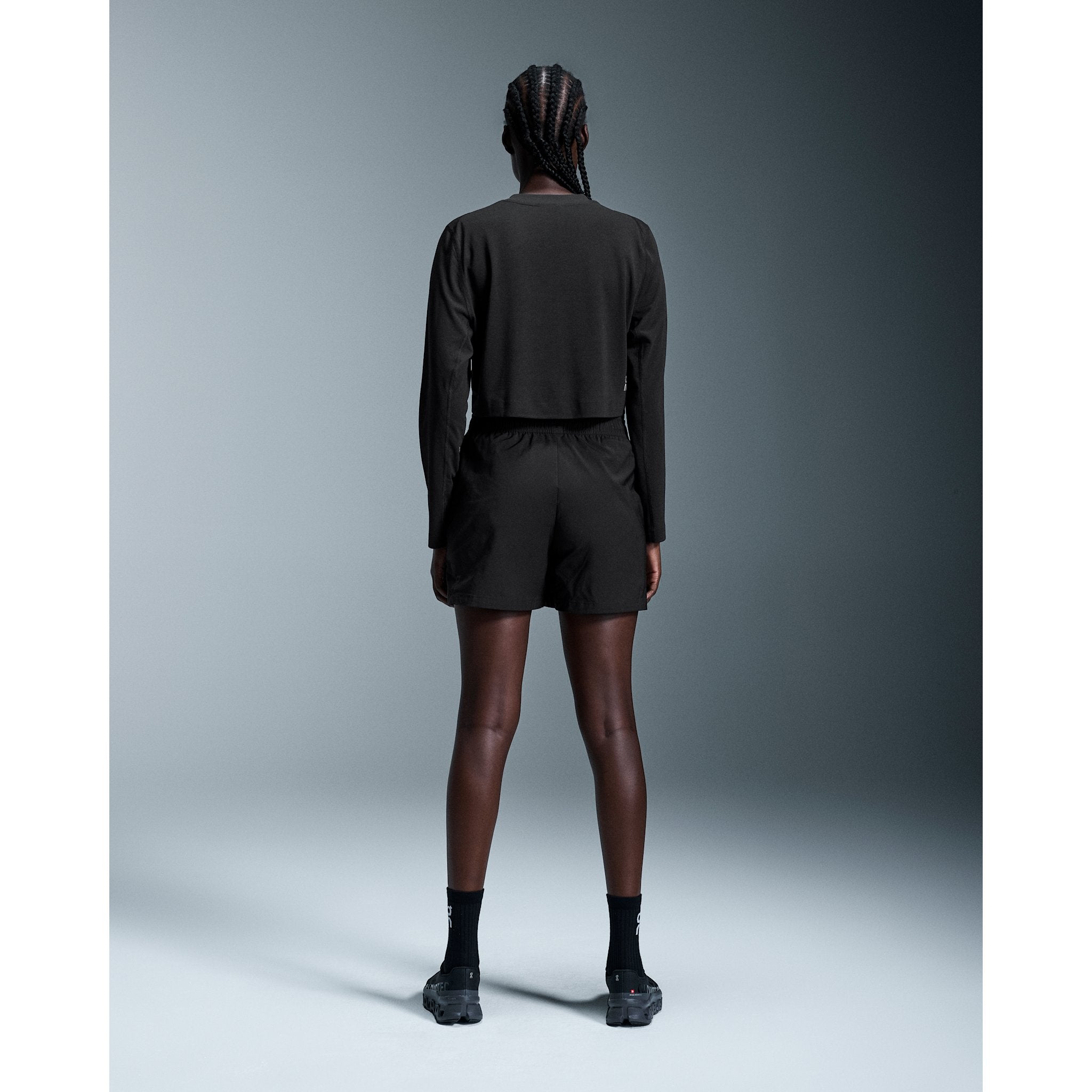 On Active Long-T Crop Black